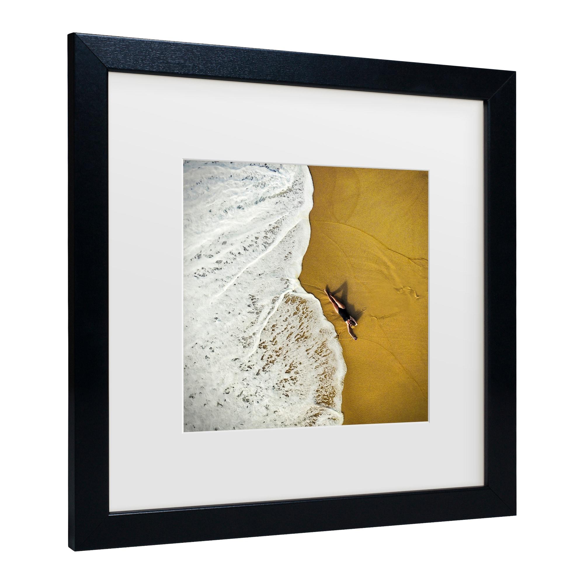Trademark Fine Art - Ambra Closer Matted Framed Art - 11x11