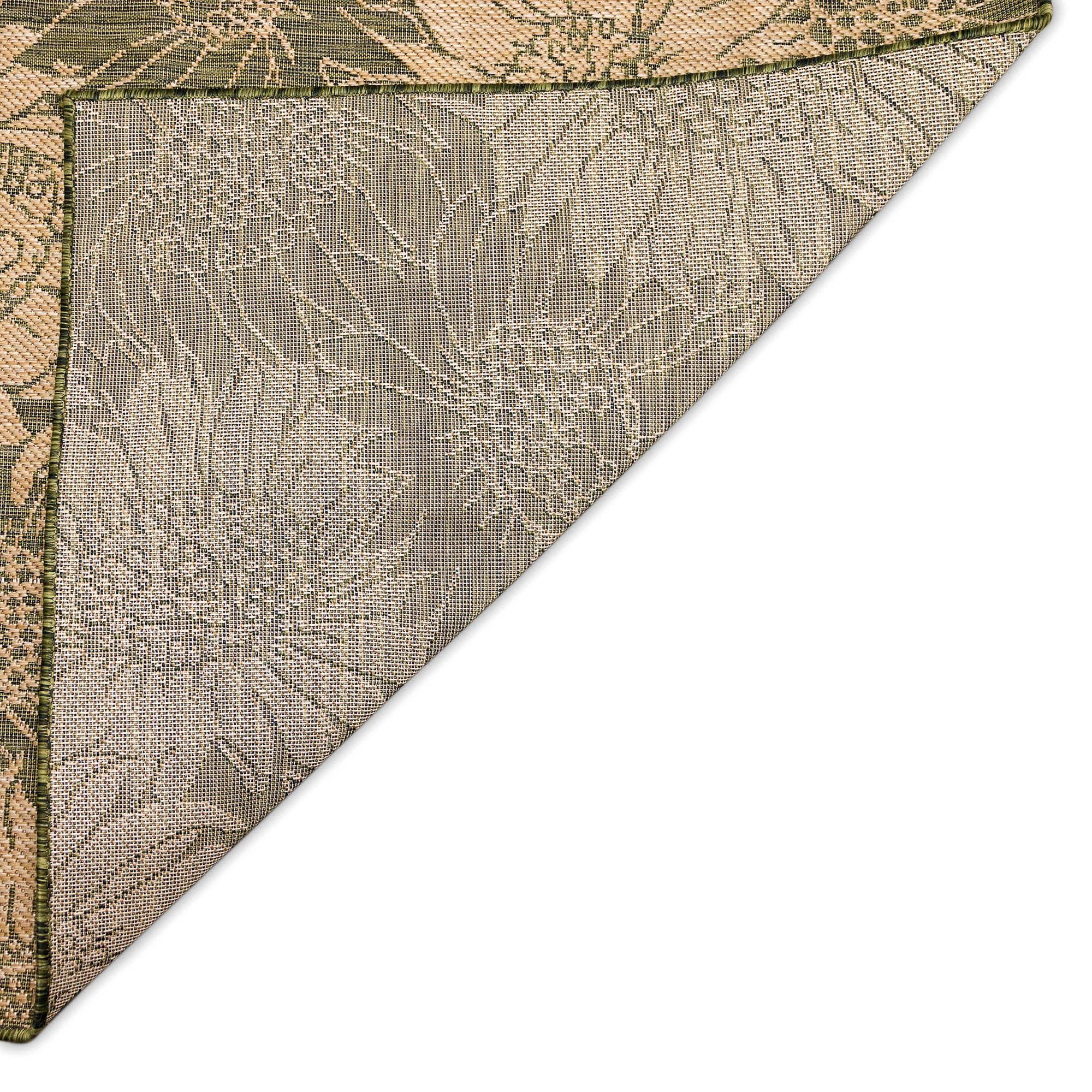 Liora Manne Carmel Sunflower Field Indoor/Outdoor Rug Green 3'3" x 4'11"