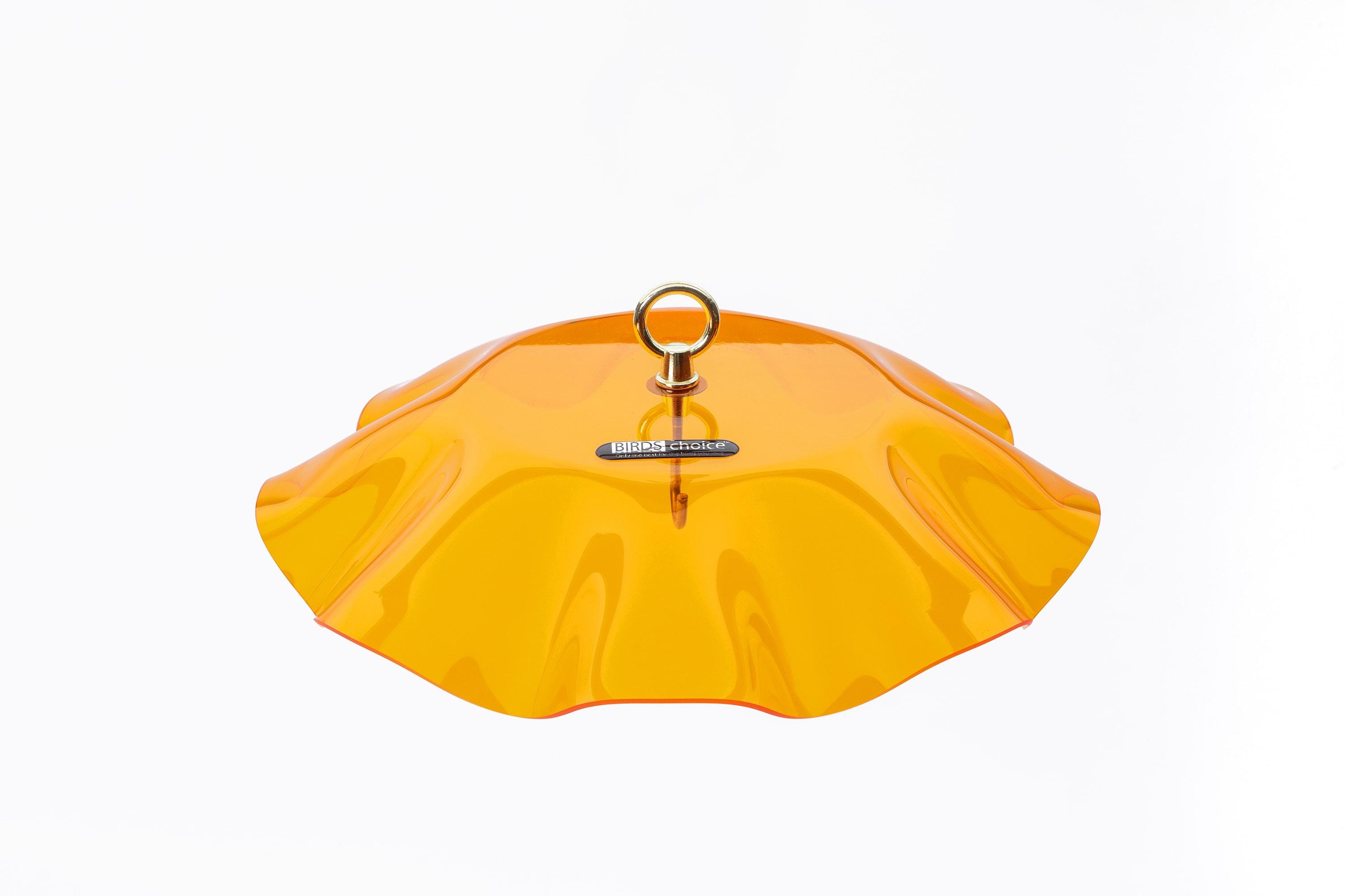 Birds Choice Birds Choice 13" Acrylic Bird Feeder Weatherguard, Yellow