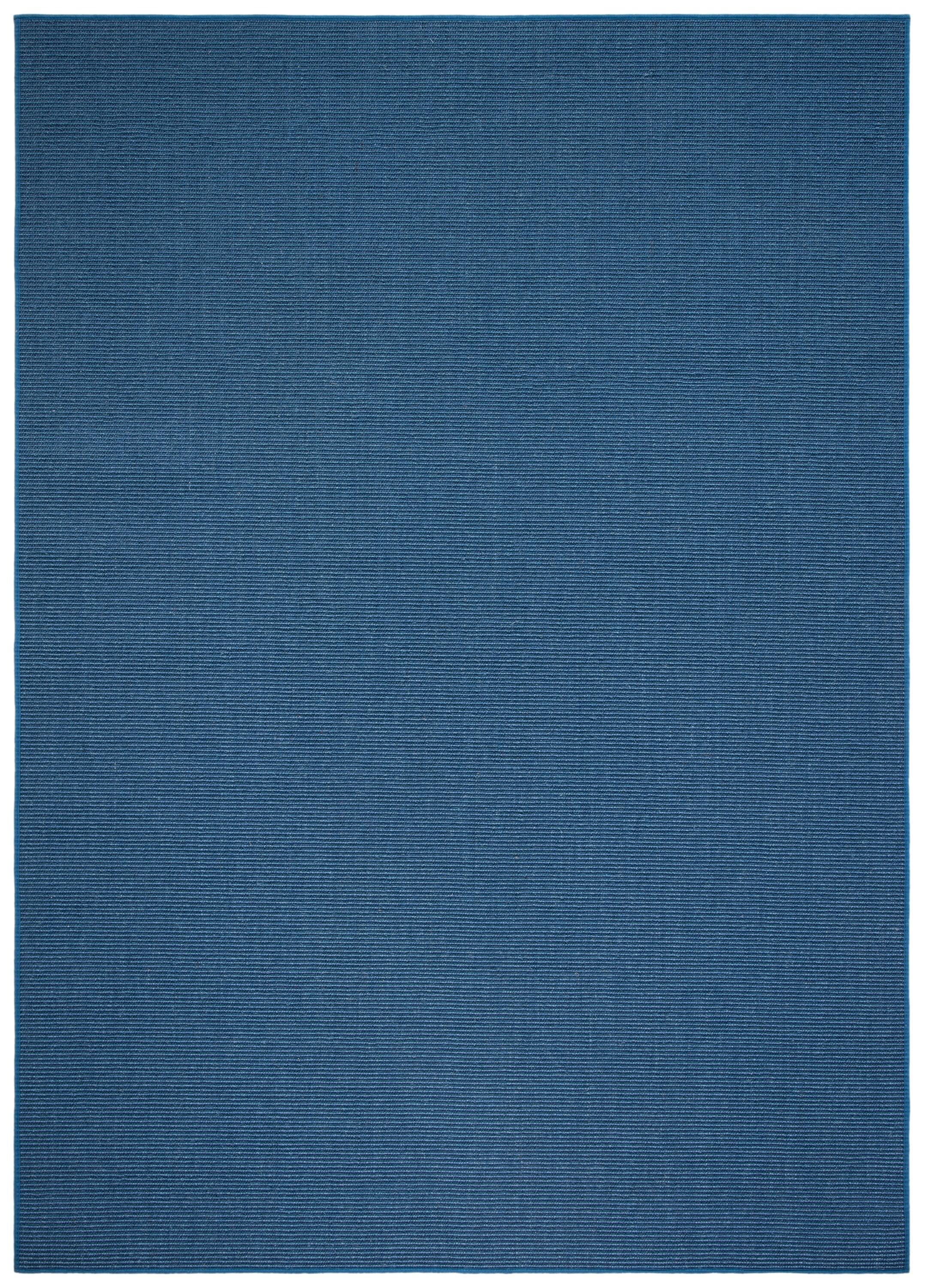 Martha Stewart Sisal/Jute Solid Color Rug in Blue