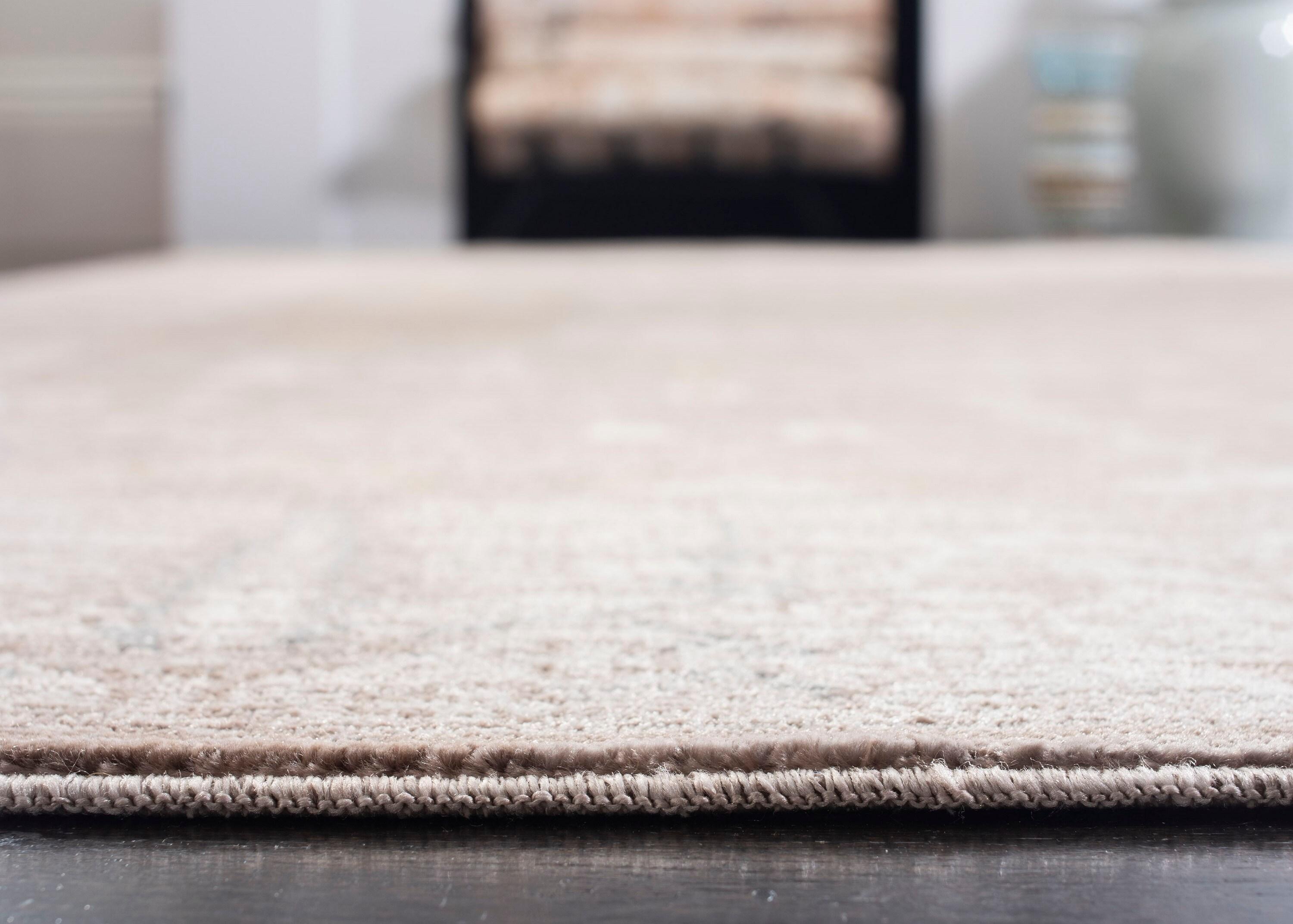 Valencia VAL118 Power Loomed Indoor Accent Rug - Brown/Beige - 3'x5' - Safavieh