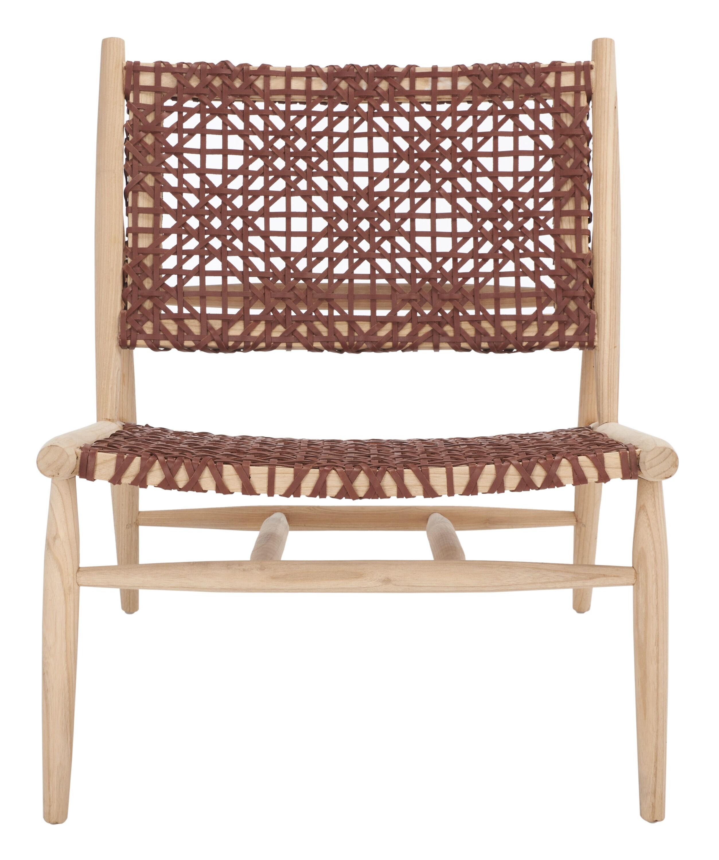 Kazbah Genuine Leather Side Chair