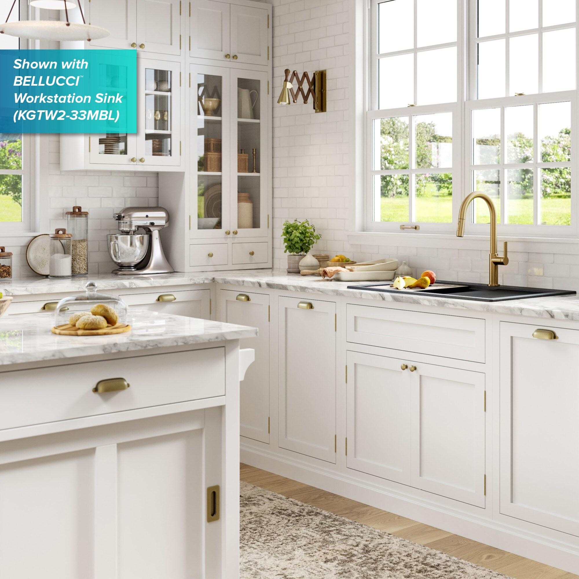 KRAUS Oletto Single Handle Pull Down Kitchen Faucet