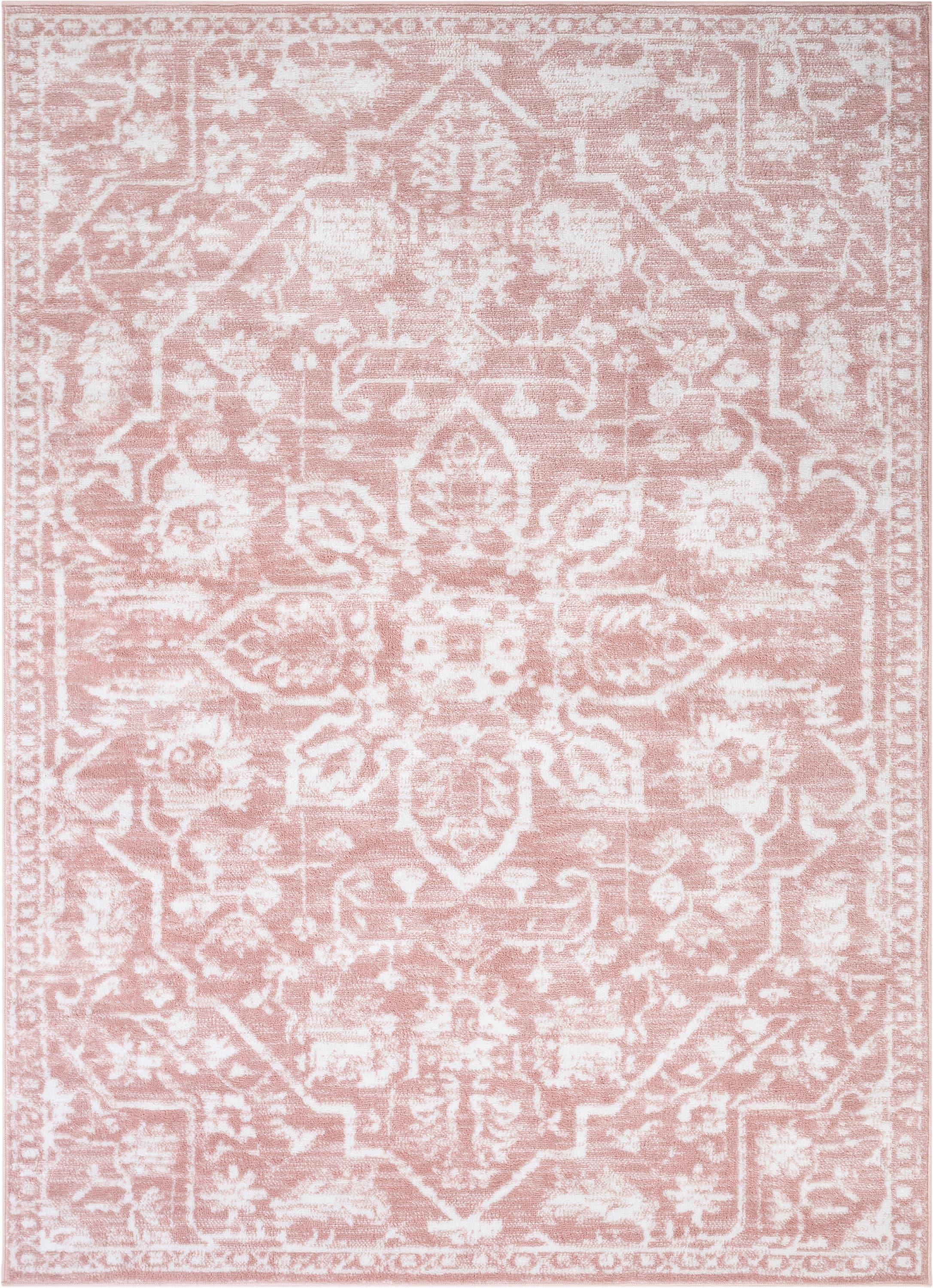 Well Woven Dazzle DISA Vintage Medallion Gold Soft 9'3" x 12'6" Area Rug