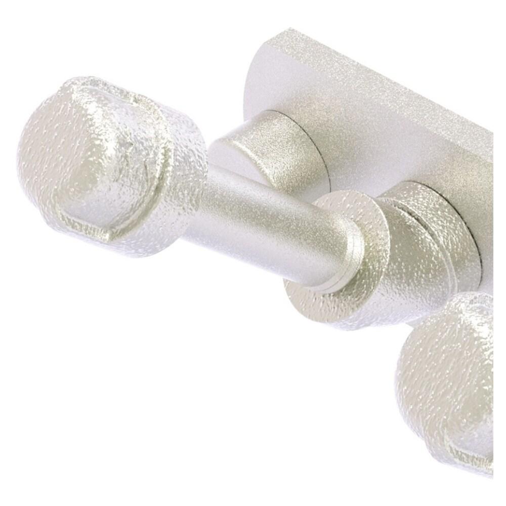 Allied Brass Pipeline 3 Position Wall Mounted Hook Rack P-300-HK-3-SN