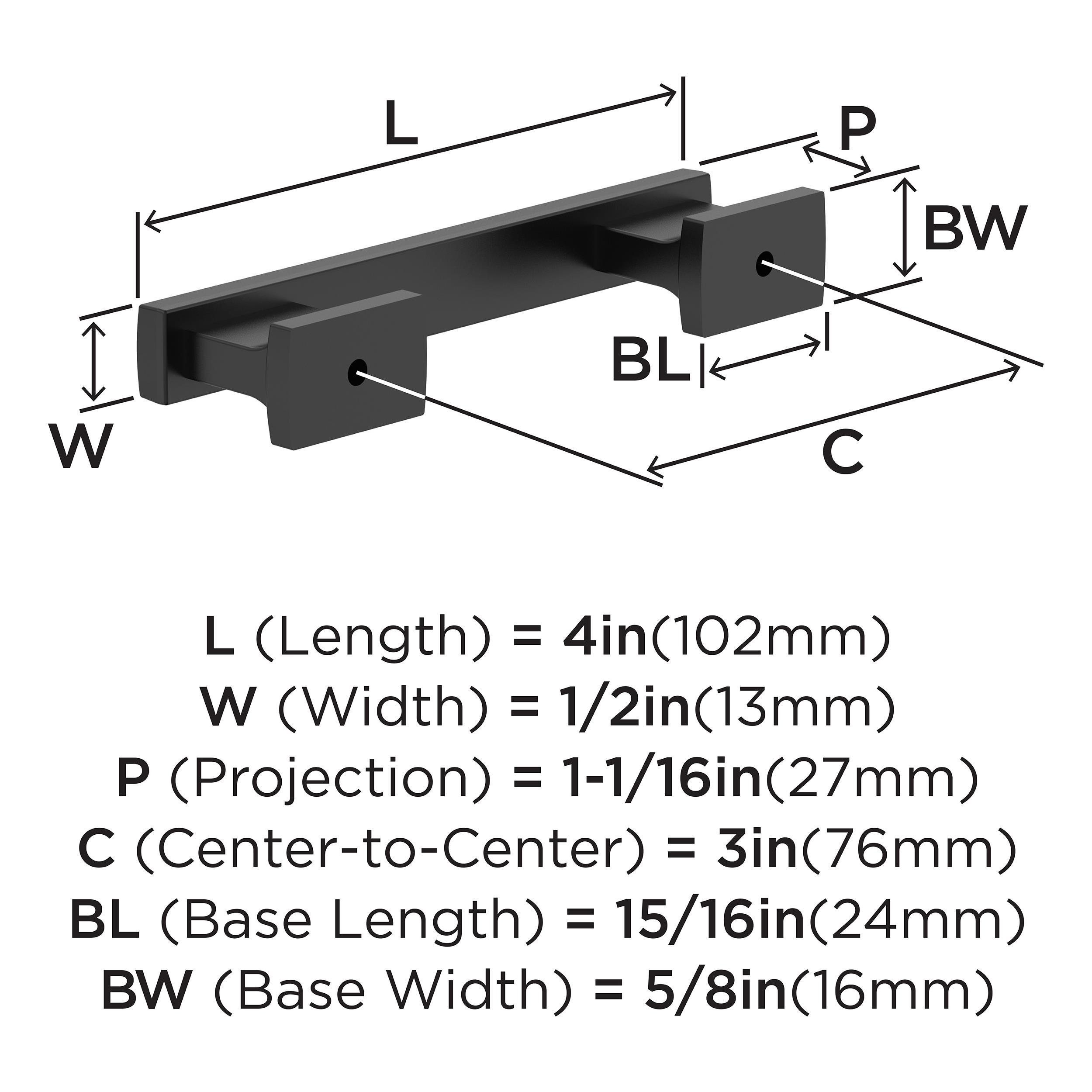 Triomphe 3" Center Handle Pull Multipack