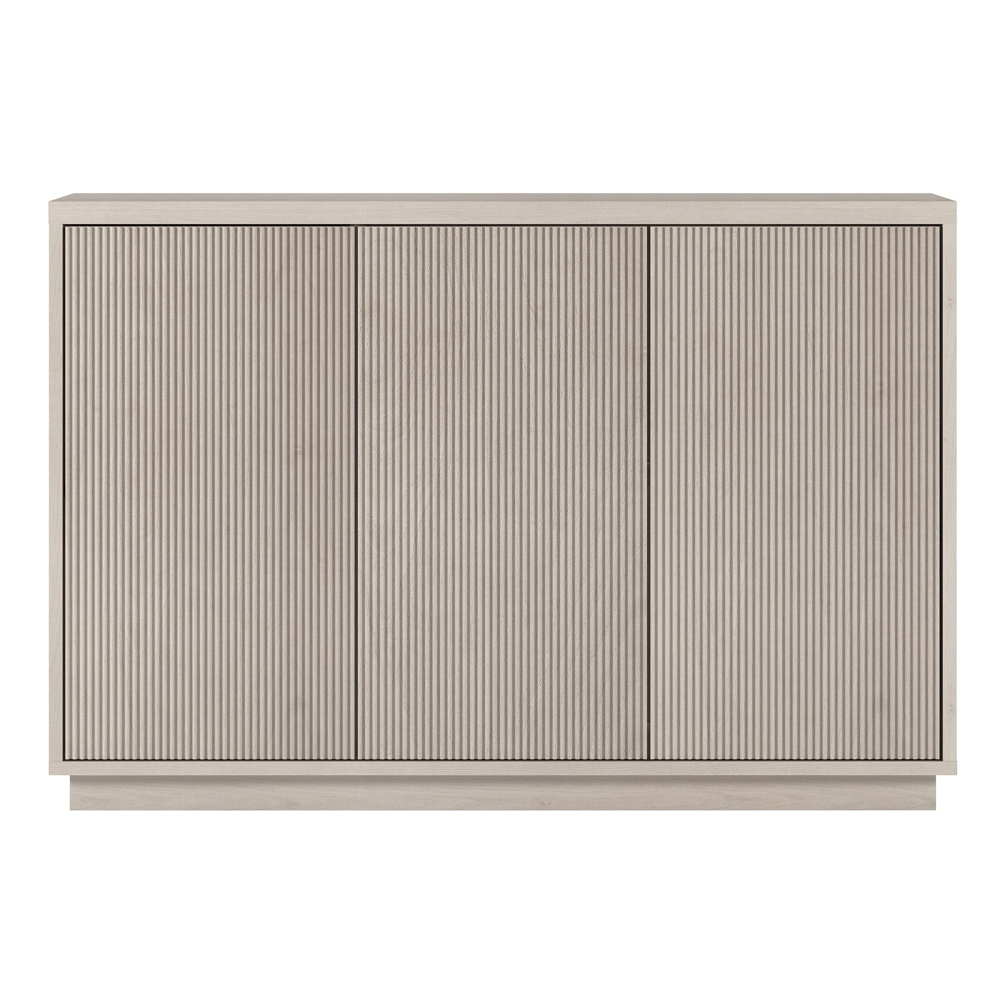 Evelyn&Zoe Alston 48" Wide Rectangular Buffet Table, Alder White