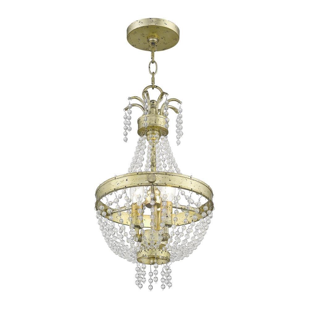 Livex Lighting Valentina 3 - Light Chandelier in  Winter Gold