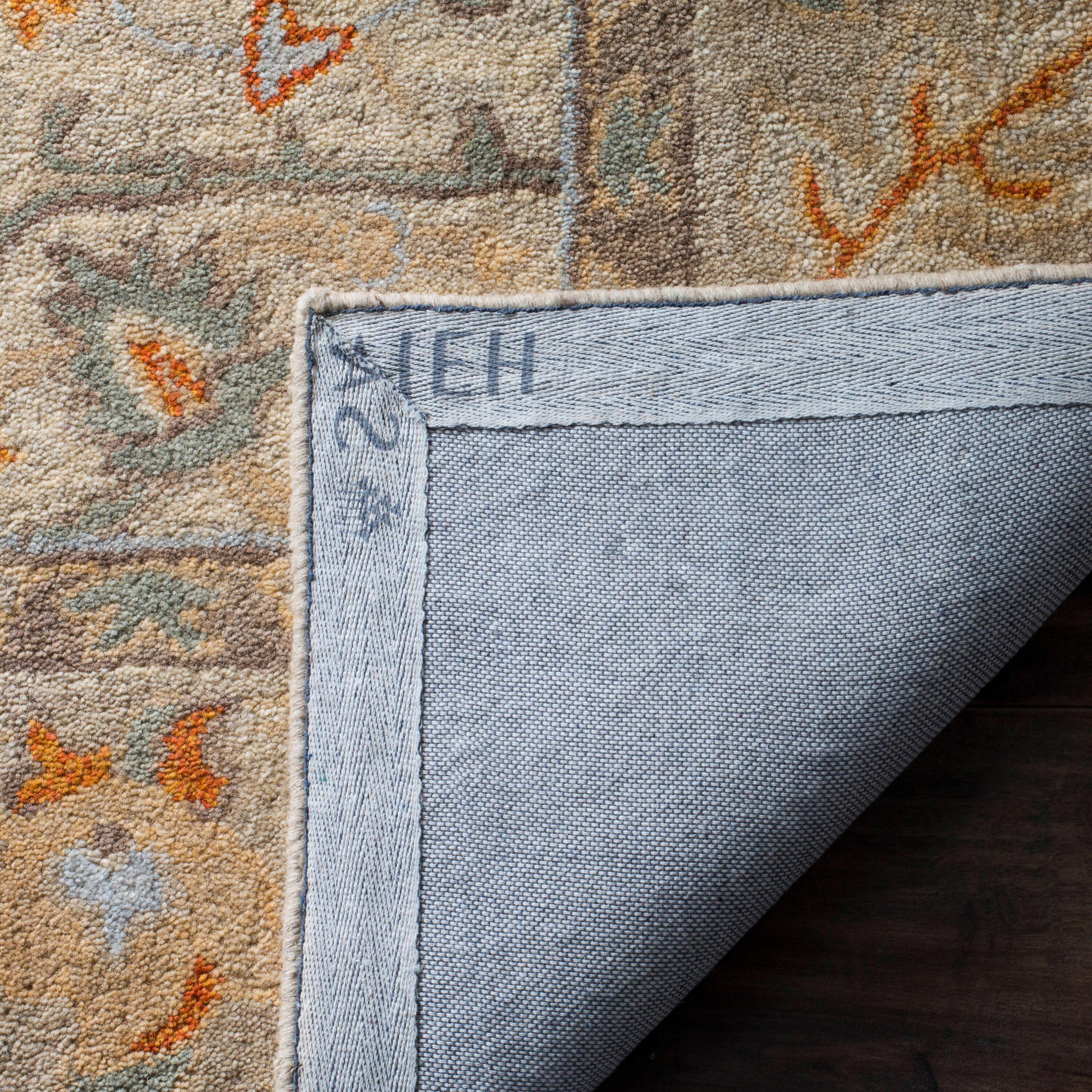 Antiquity AT63 Hand Tufted Area Rug - Beige/Multi - 6'x9' - Safavieh.