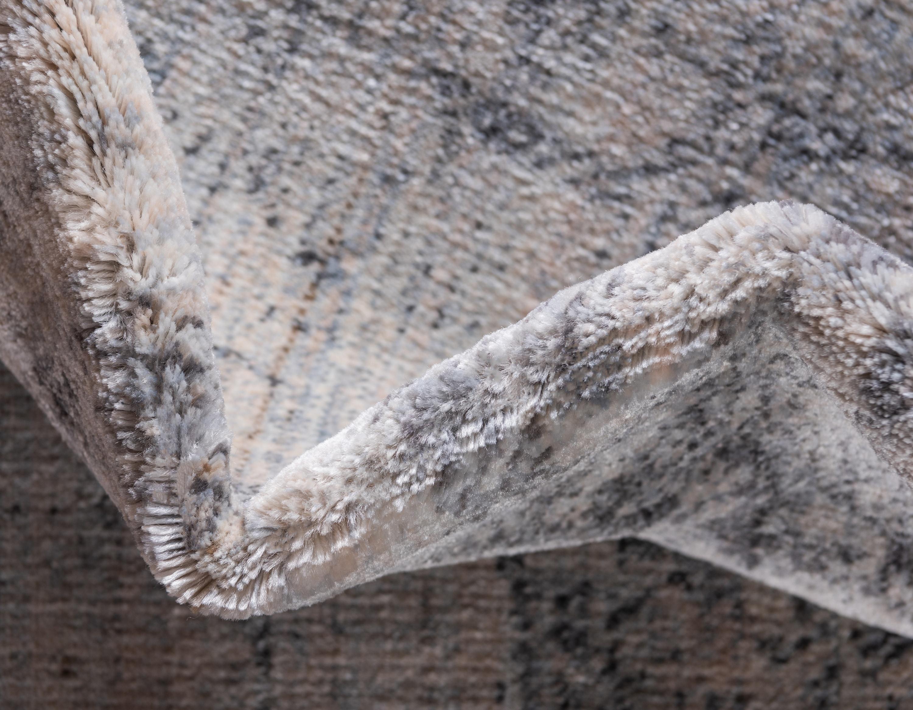 Unique Loom Asheville Collection Area Rug - Rockwell (4' 1" x 6' 1" Rectangle Gray/Beige)