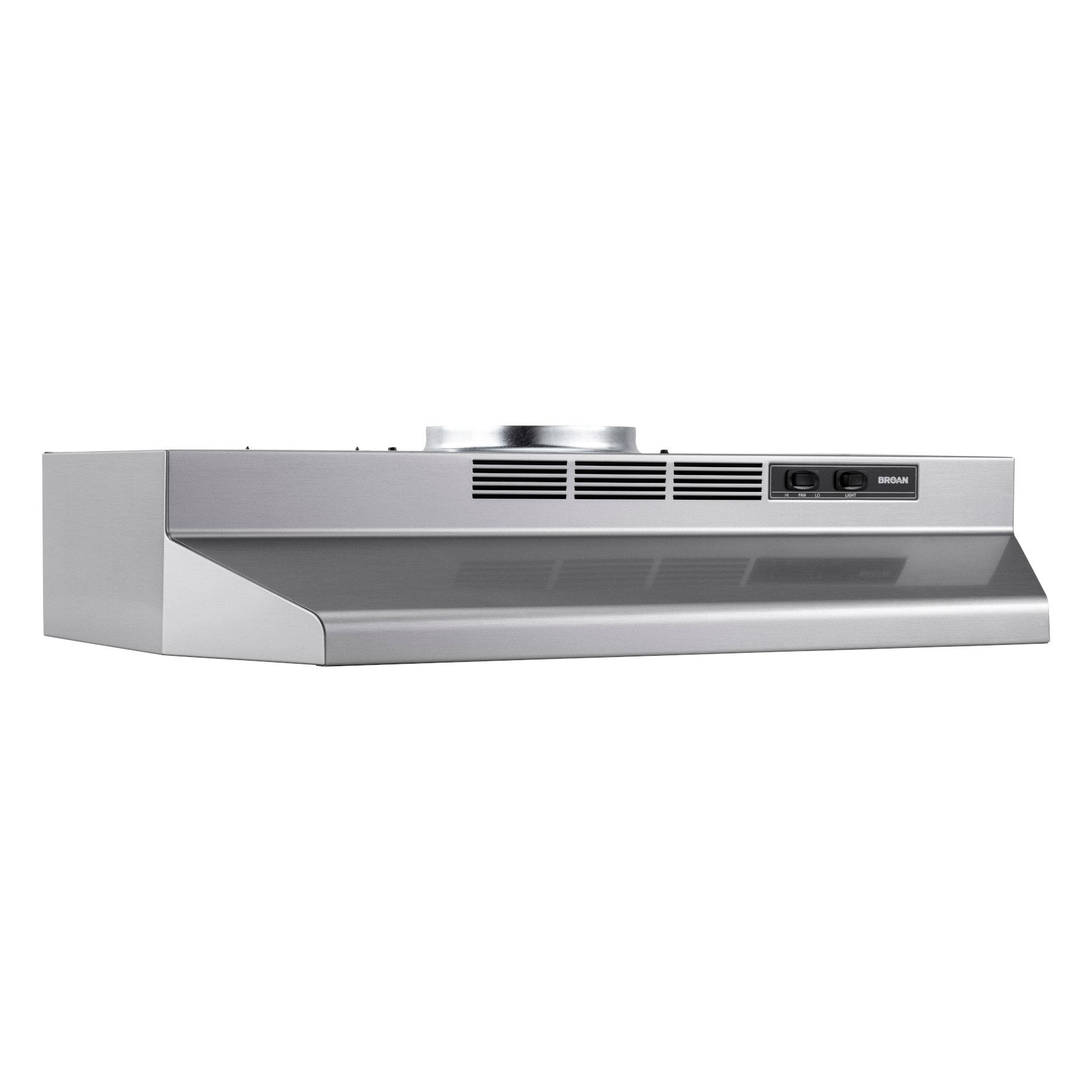 Broan 30" Convertible Range Hood, 230 CFM, Max Blower