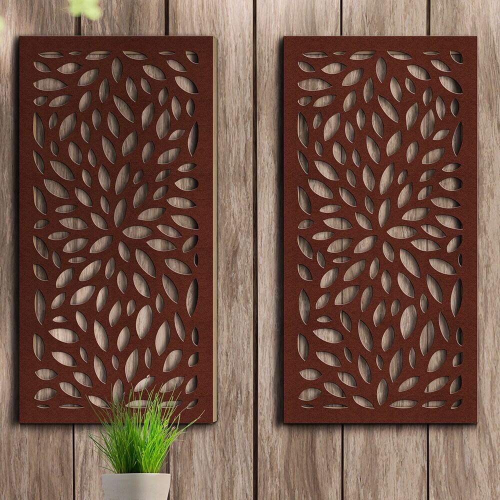 Floral Decorative Privacy Panel