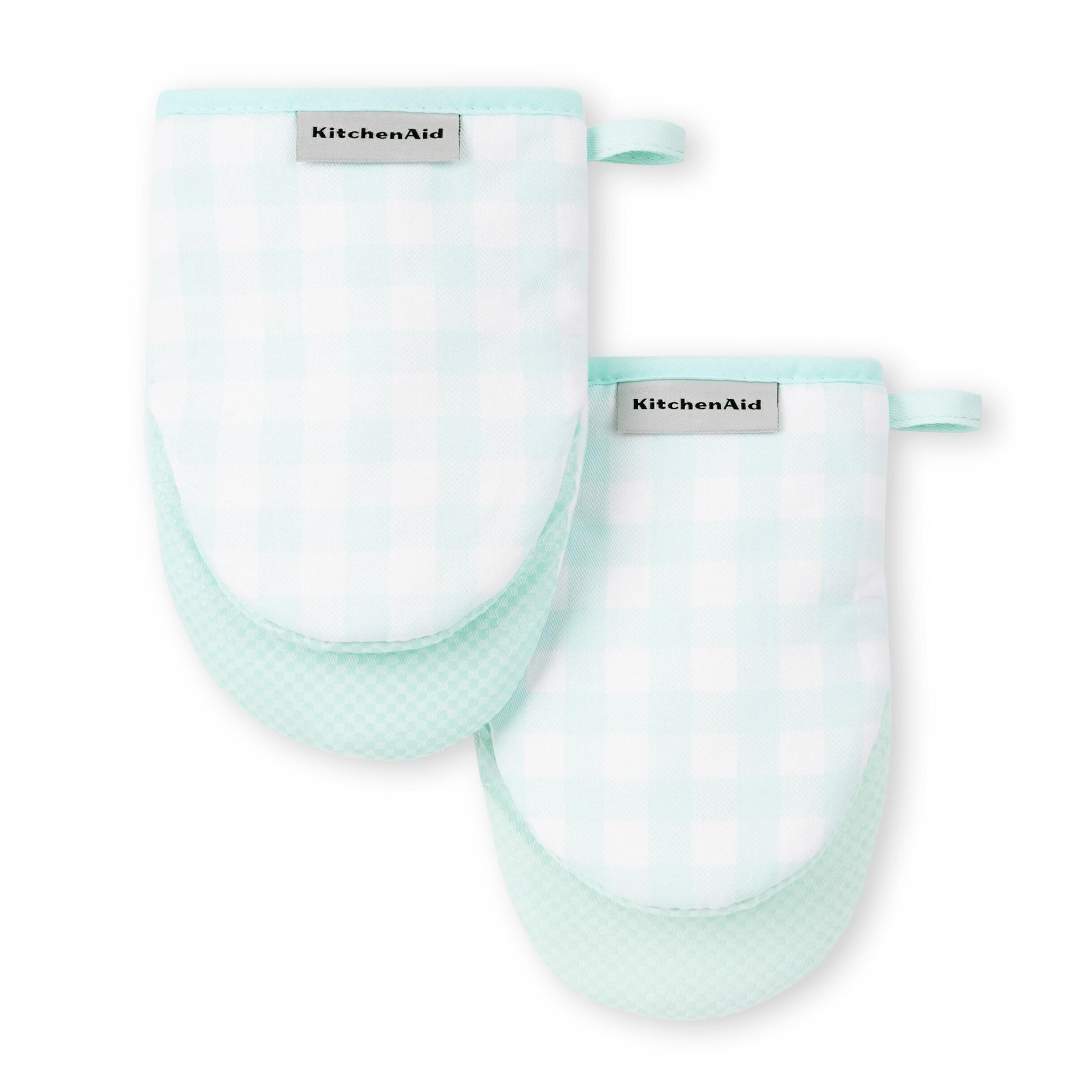 KitchenAid Gingham Mini Oven Mitt 2-Pack Set (Set of 2)