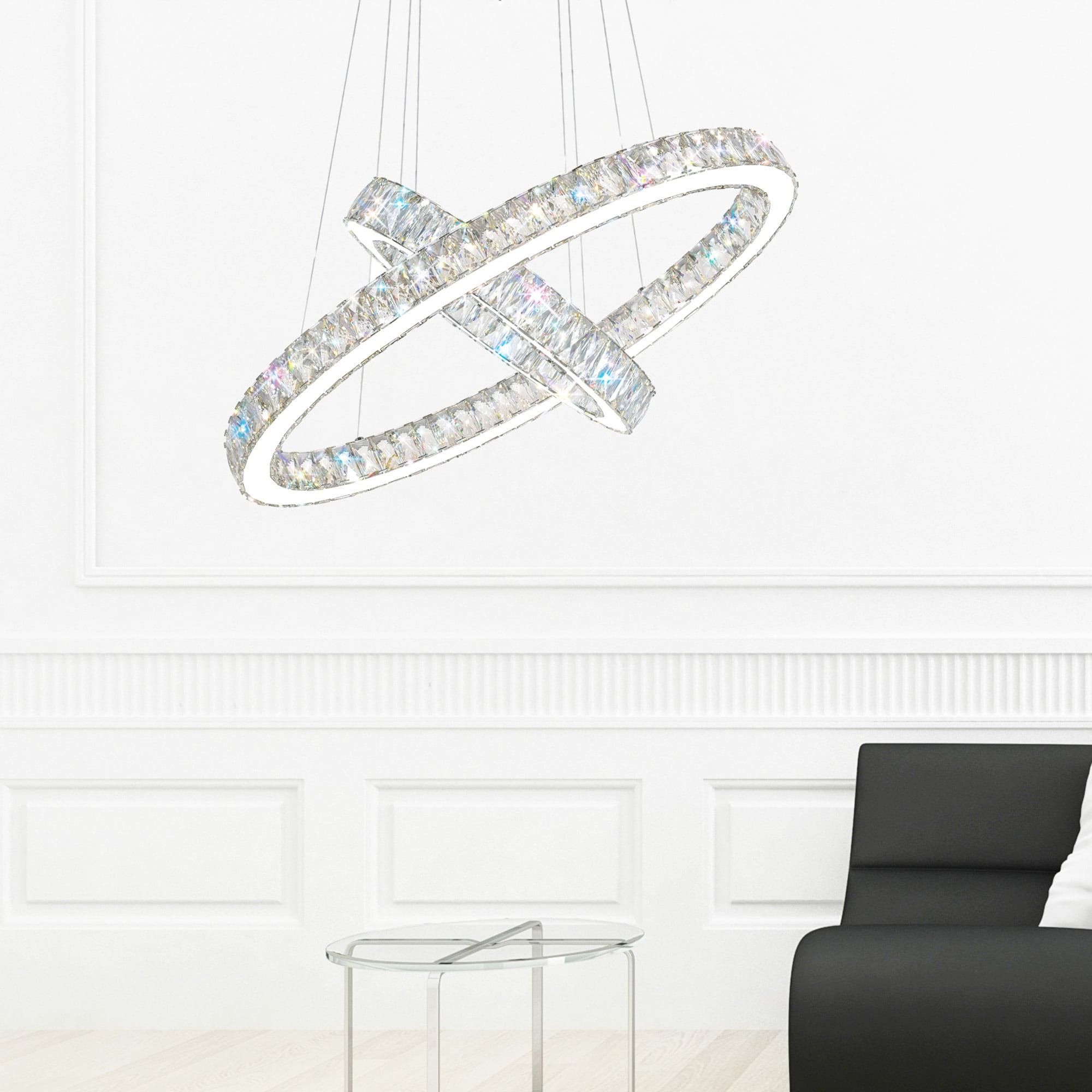 CWI Lighting Florence LED Chandelier With Chrome Finish