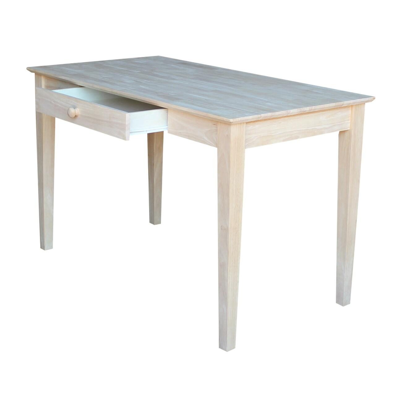 48" Writing Desk Unfinished - International Concepts