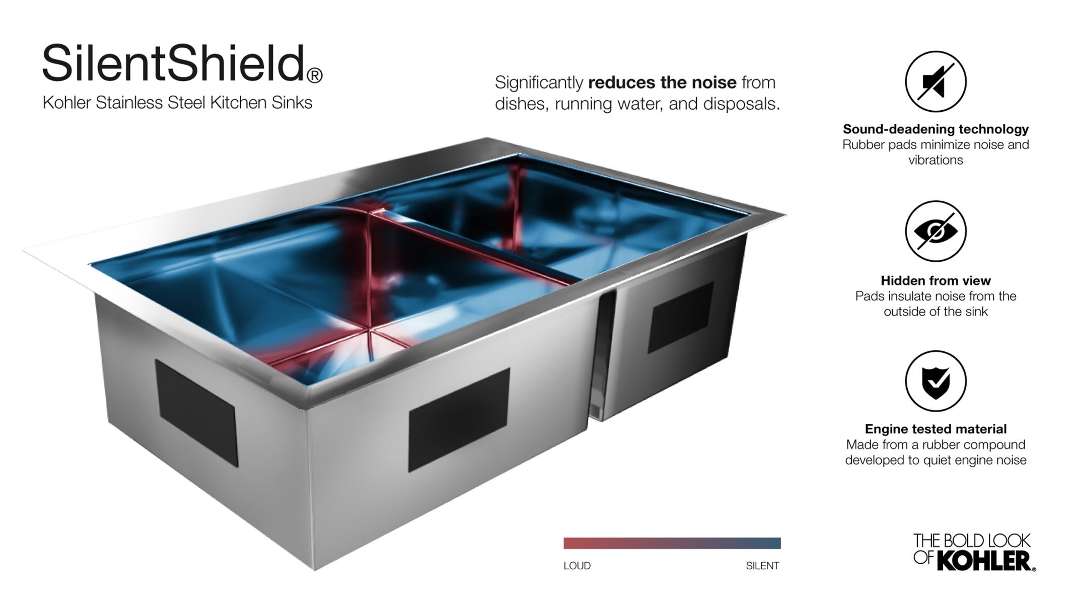 Undertone® Large Under-Mount Single-Bowl Kitchen Sink