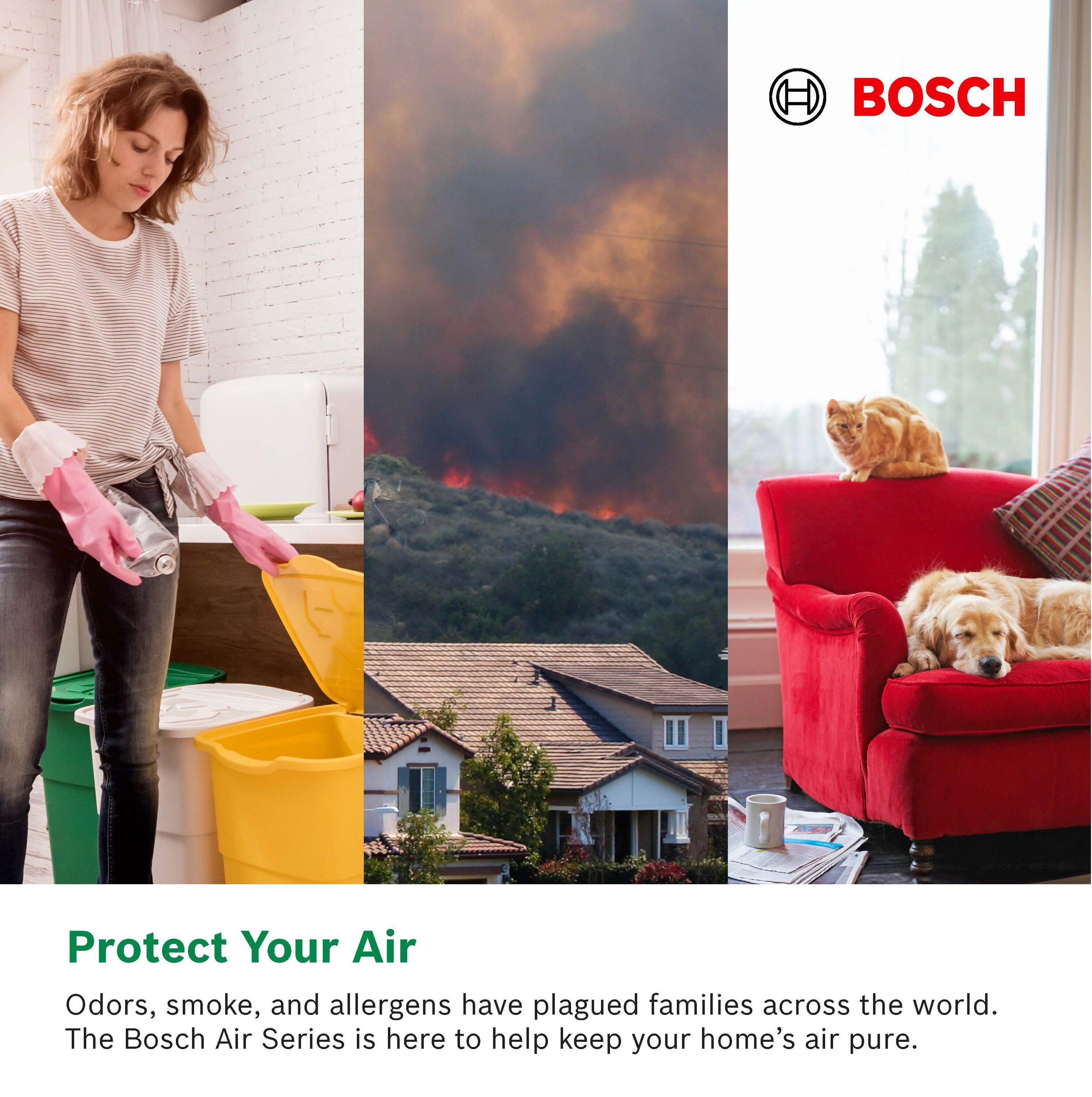 Bosch White HEPA Whole House Air Purifier with Energy Star