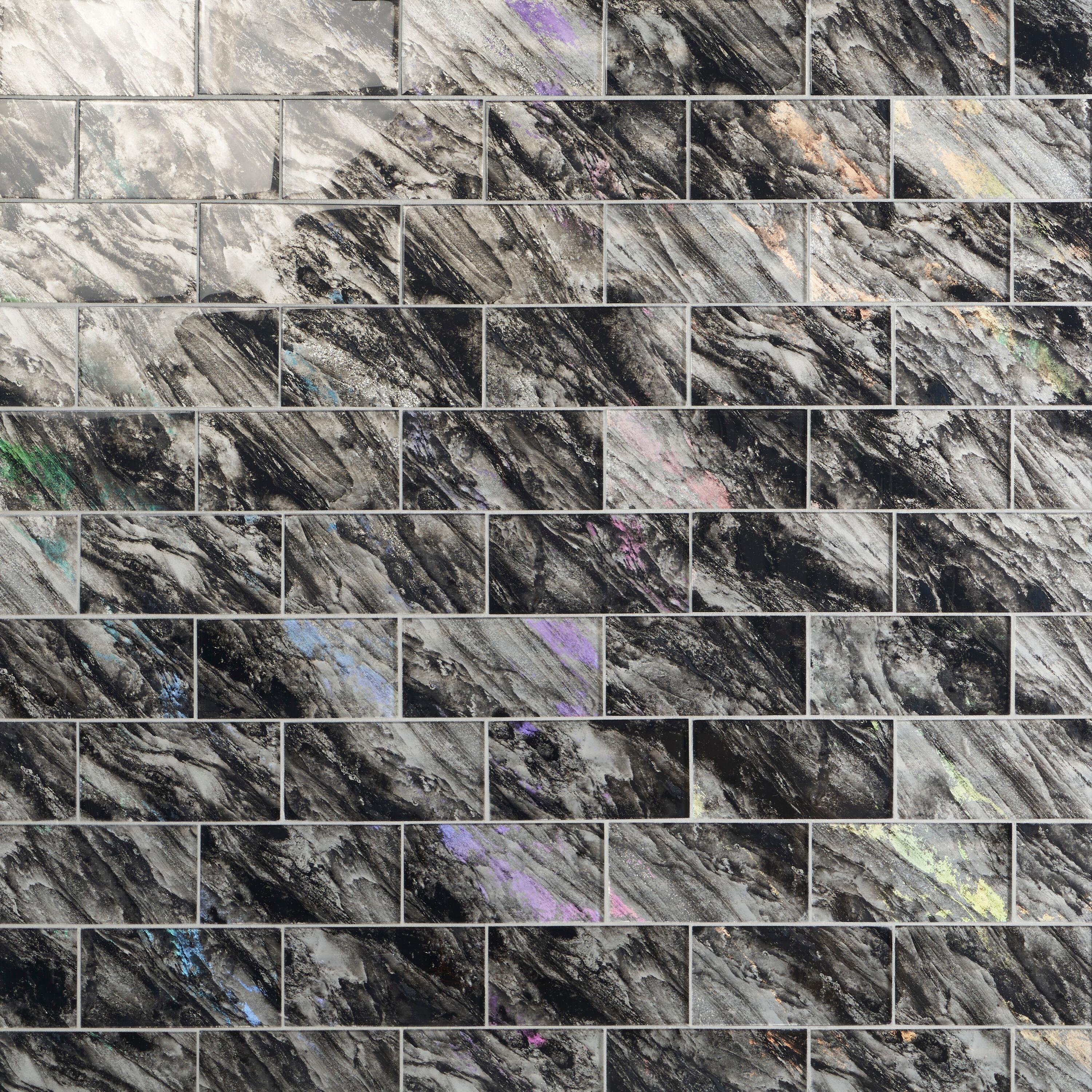 Bond Tile Wonder Glass 4.37 in. x 8.74 in. Polished Glass Wall Tile (5.3 Sq. Ft. / Case)