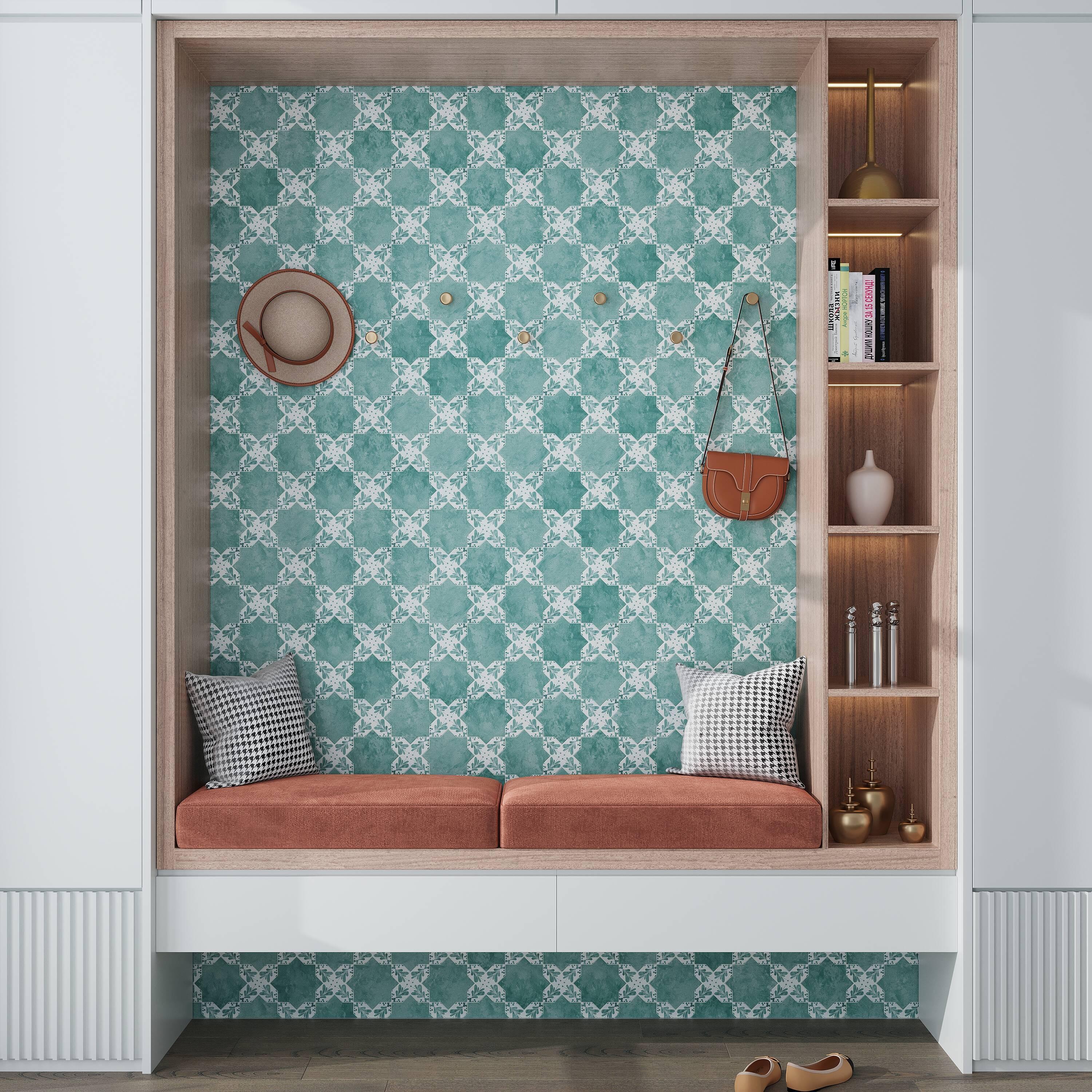 Apollo Tile Siena 5.35'' W x 5.35'' L Ceramic Singular Tile