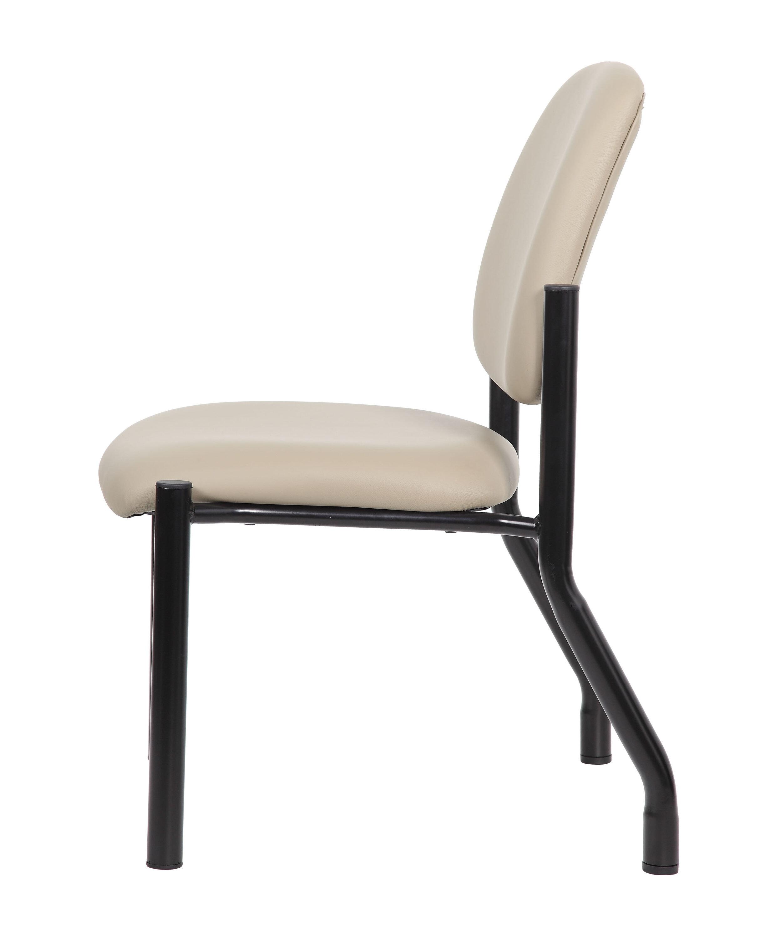 Boss Office Products Big and Tall Antimicrobial Guest Armchair, 300 lb. weight capacity, Beige