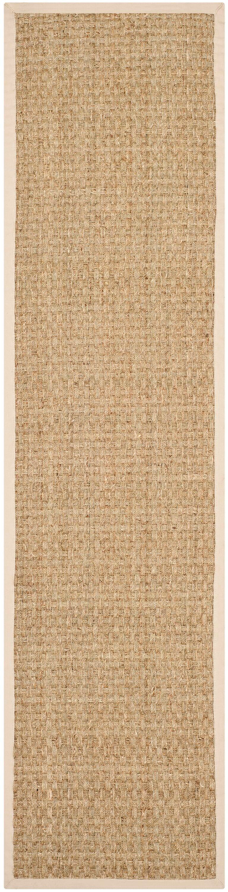 Natural Fiber NF114 Power Loomed Indoor Runner Rug - Natural/Beige - 2'6"x8' - Safavieh.