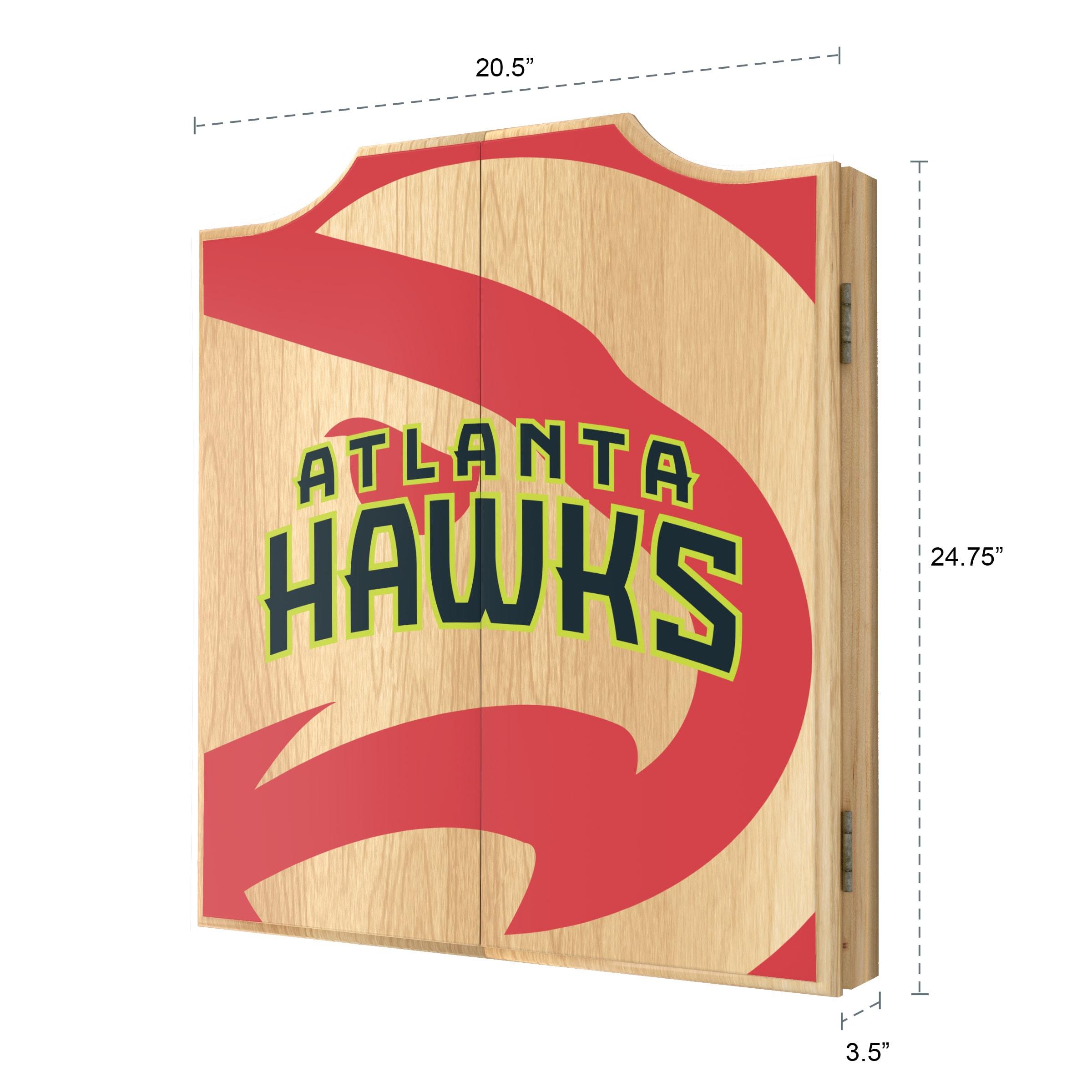 Trademark Global NBA Trademark Global Bristle Dartboard And Cabinet Set (Darts Included)