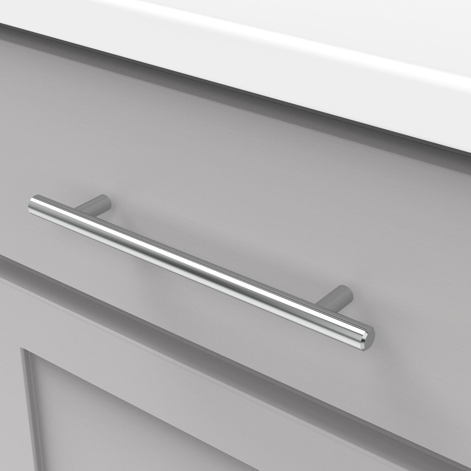 Bar PullsKitchen Cabinet Handles, Solid Core Drawer Pulls for Cabinet Doors, 6-5/16" (160mm)