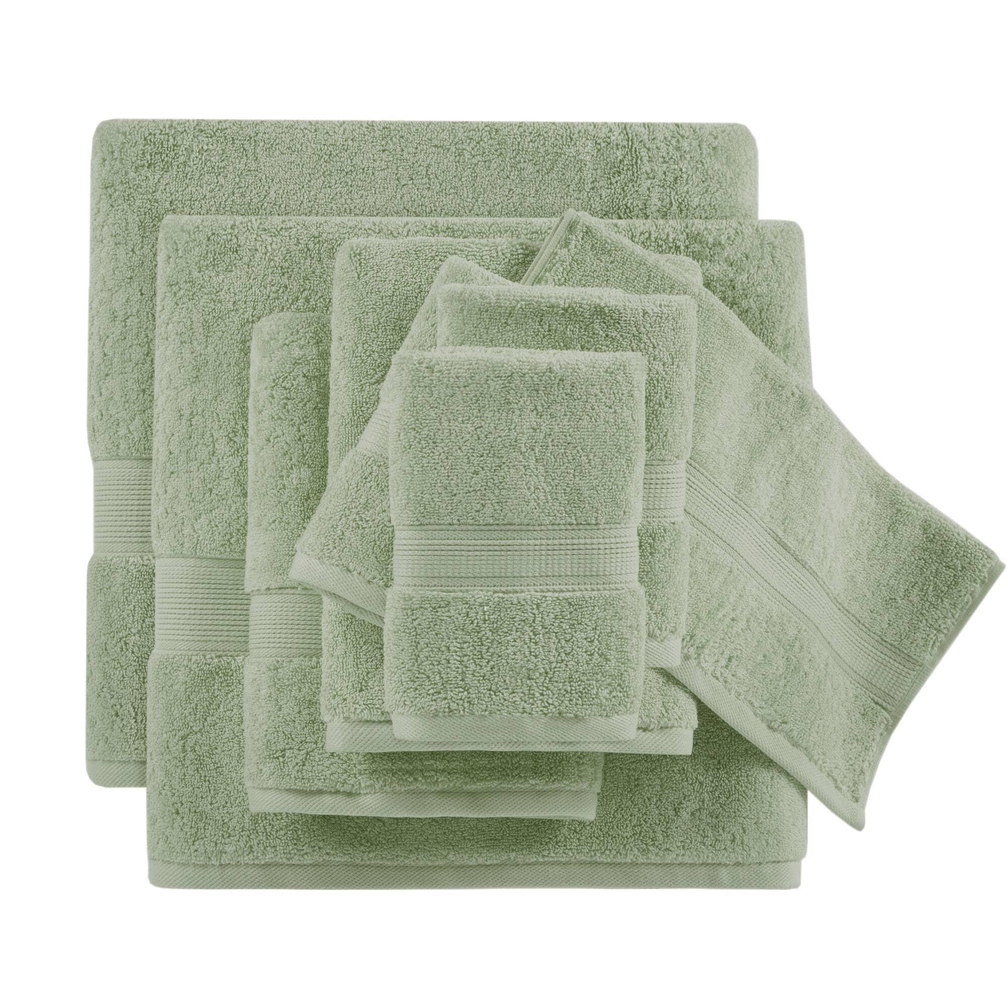 Madison Park Signature 800GSM Ultra-Soft 100% Cotton Absorbent Towel Set