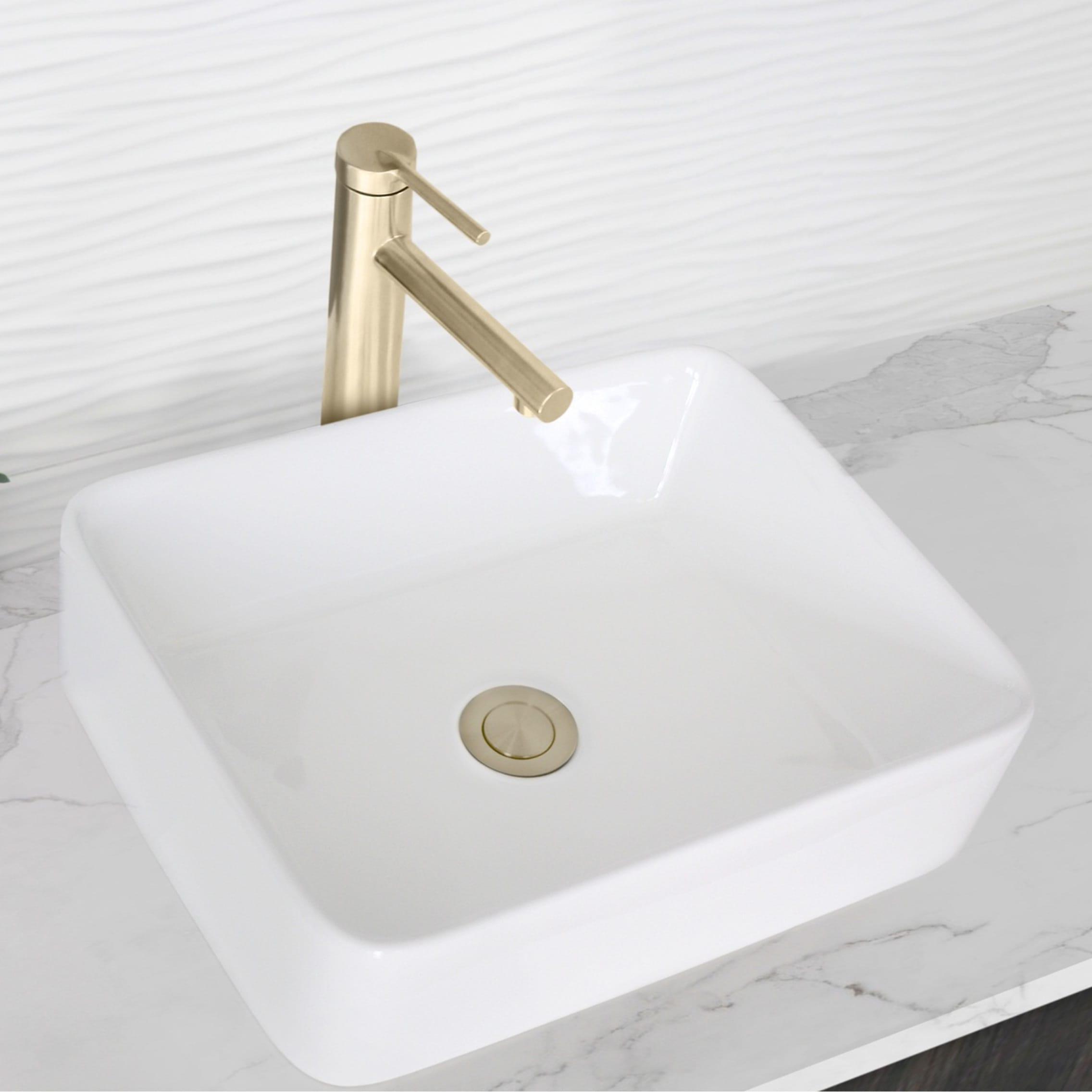 Stylish Aura Carol One-Handle Vessel Bathroom Faucet