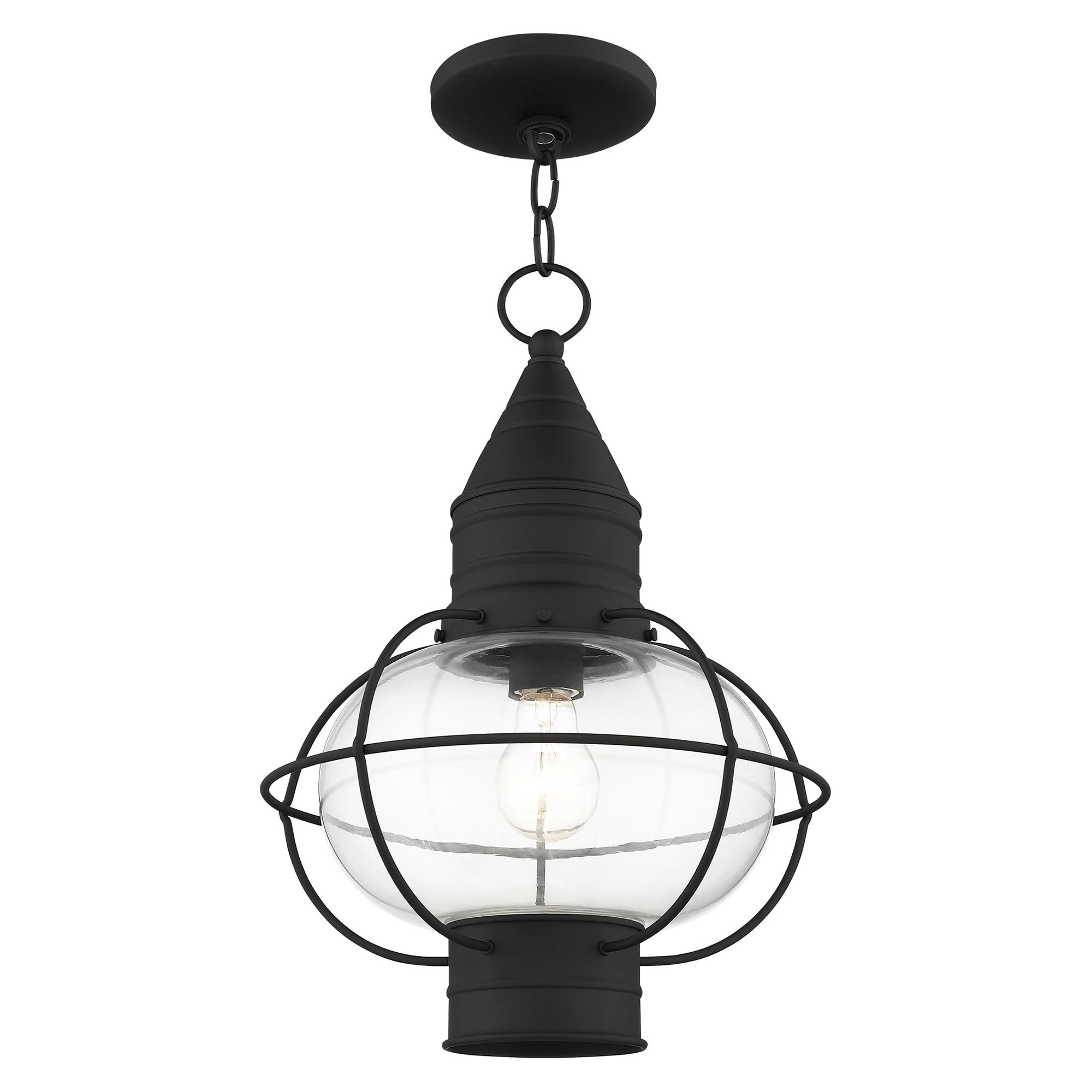Livex Lighting Newburyport 1 - Light Pendant in  Black