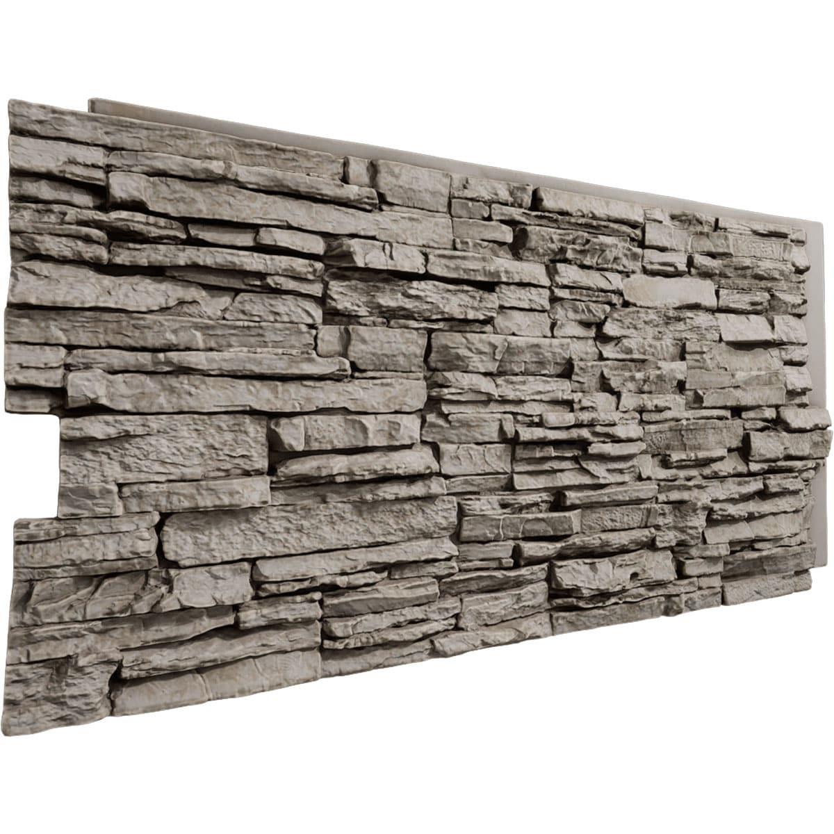 Canyon Ridge Stacked Faux Stone 45.75" x 24.5" Wall Paneling