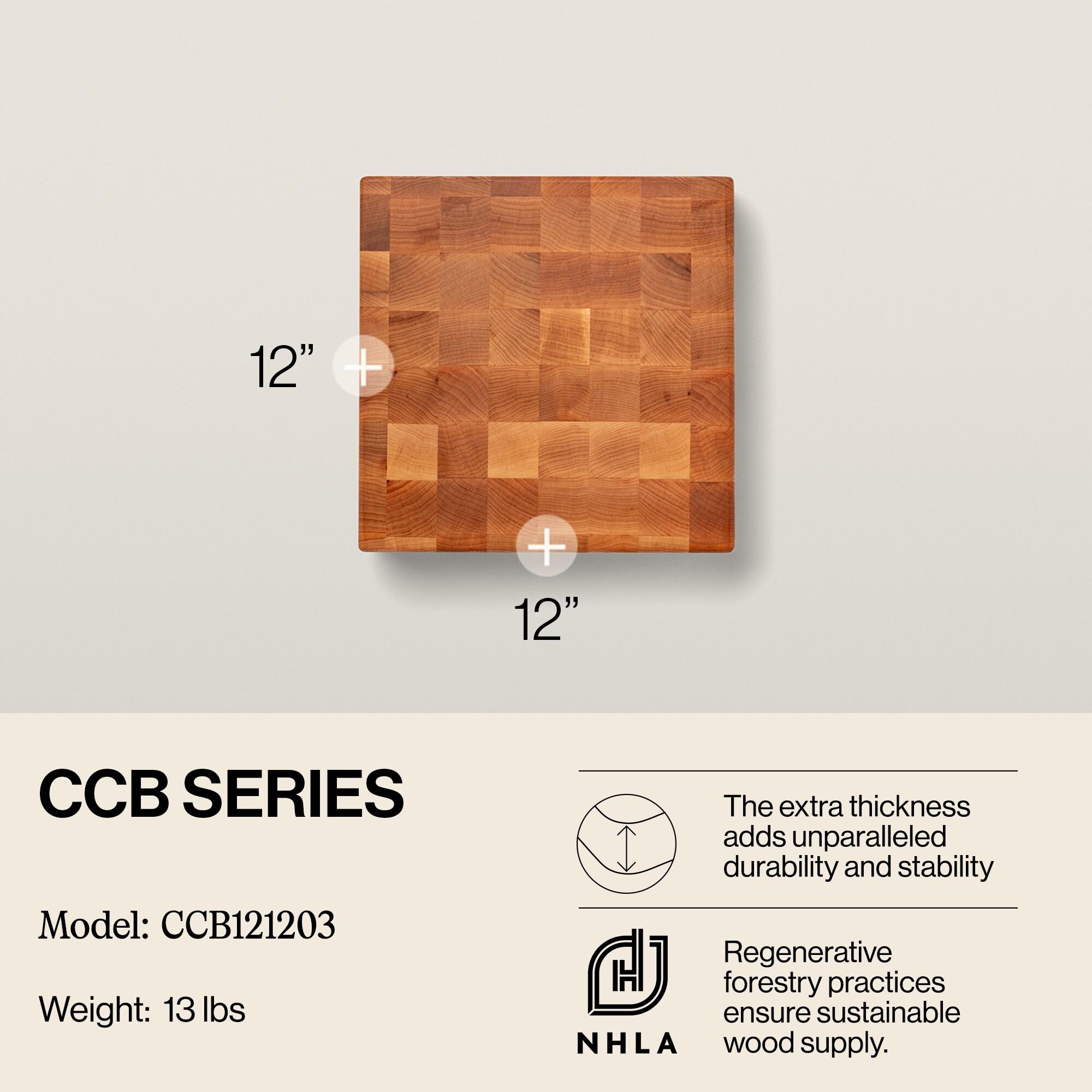 John Boos John Boos Chinese Cutting Board 3" End Grain Reversible