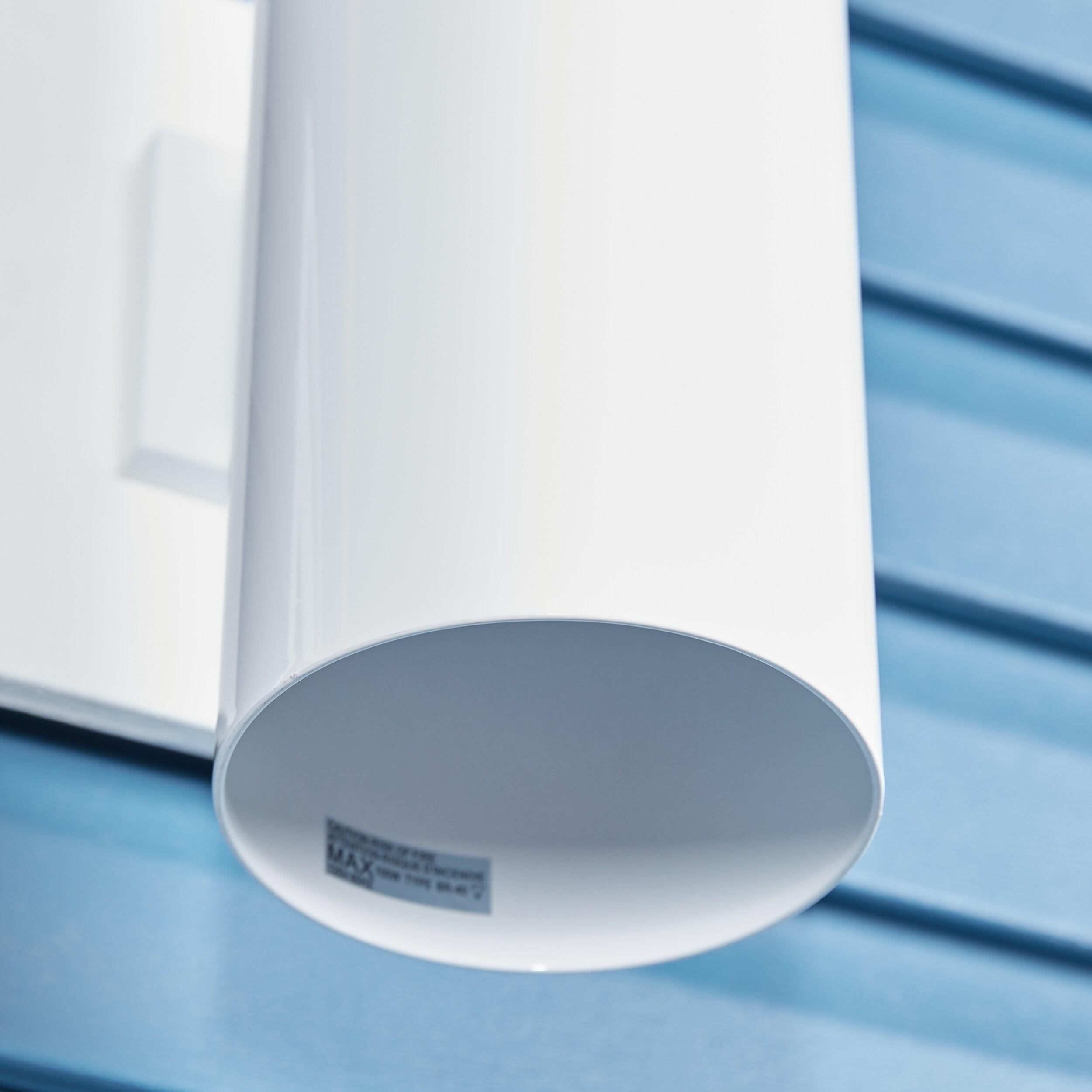 Porcia Outdoor Sconce - White / 18.25"H