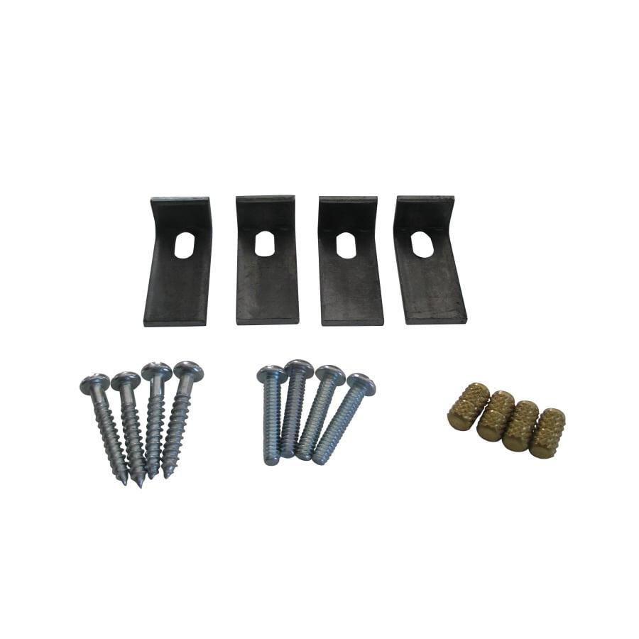 Black and Gold Sink Mounting Kit with Screws