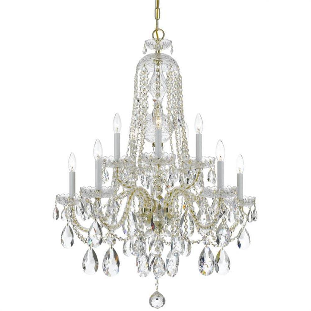 Crystorama Lighting - Ten Light Chandelier - Chandelier - Crystal - Five Light
