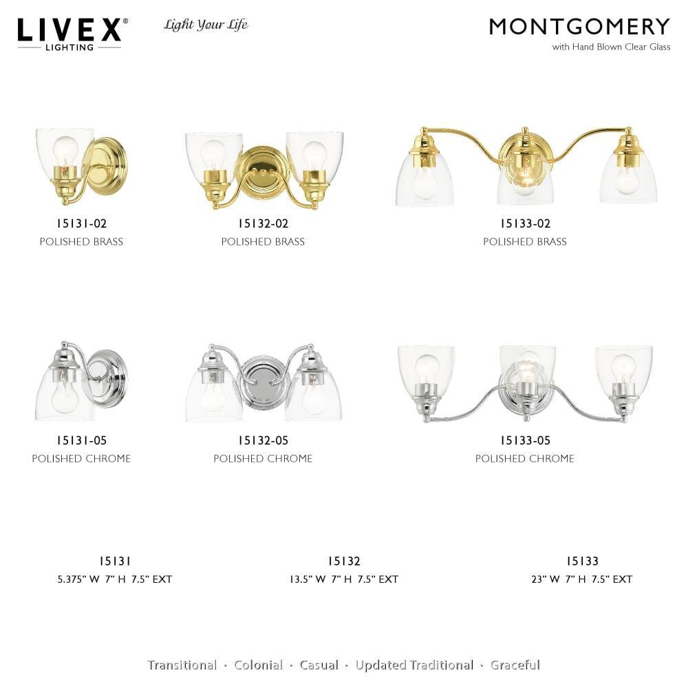 Livex Lighting Montgomery 5 - Light Chandelier in  Brushed Nickel