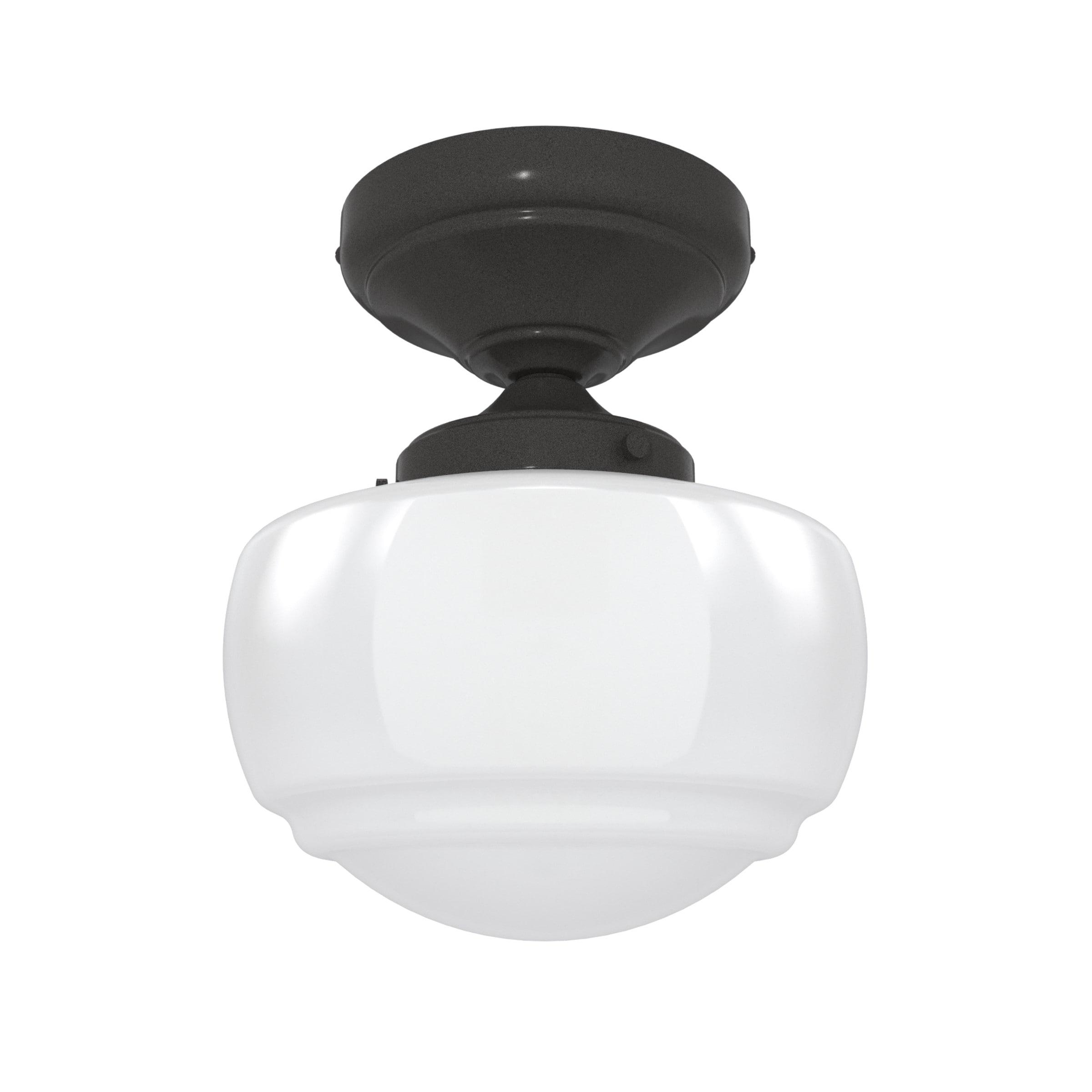 Hunter Saddle Creek 1 Light Mini Flush Mount Ceiling Light Fixture