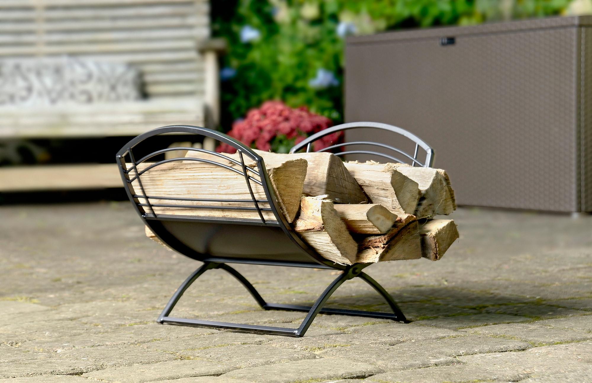 ShelterLogic Fireplace Classic Steel Log Carrier