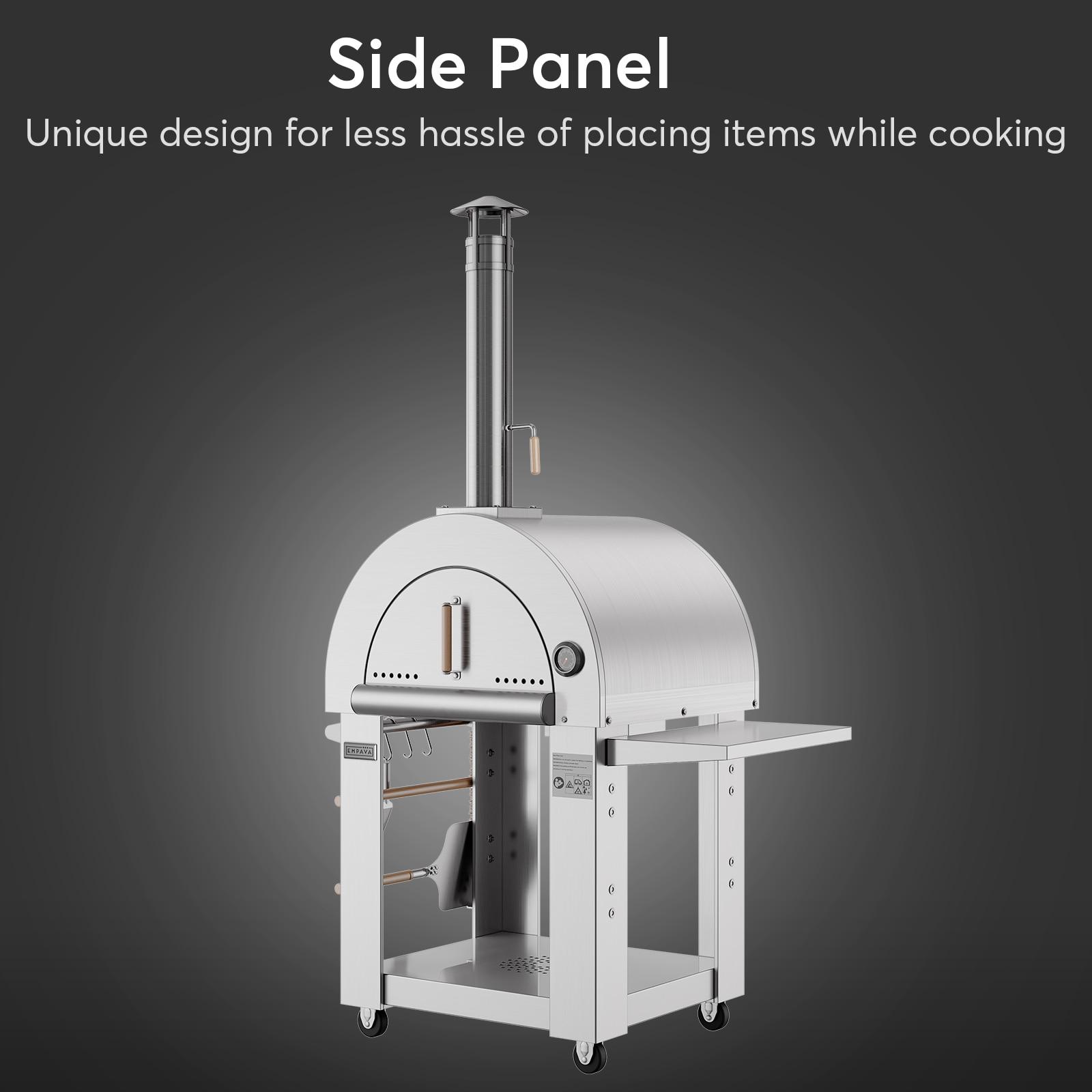 Empava Stainless Steel Freestanding Wood-Fired Pizza Oven & Reviews | Wayfair