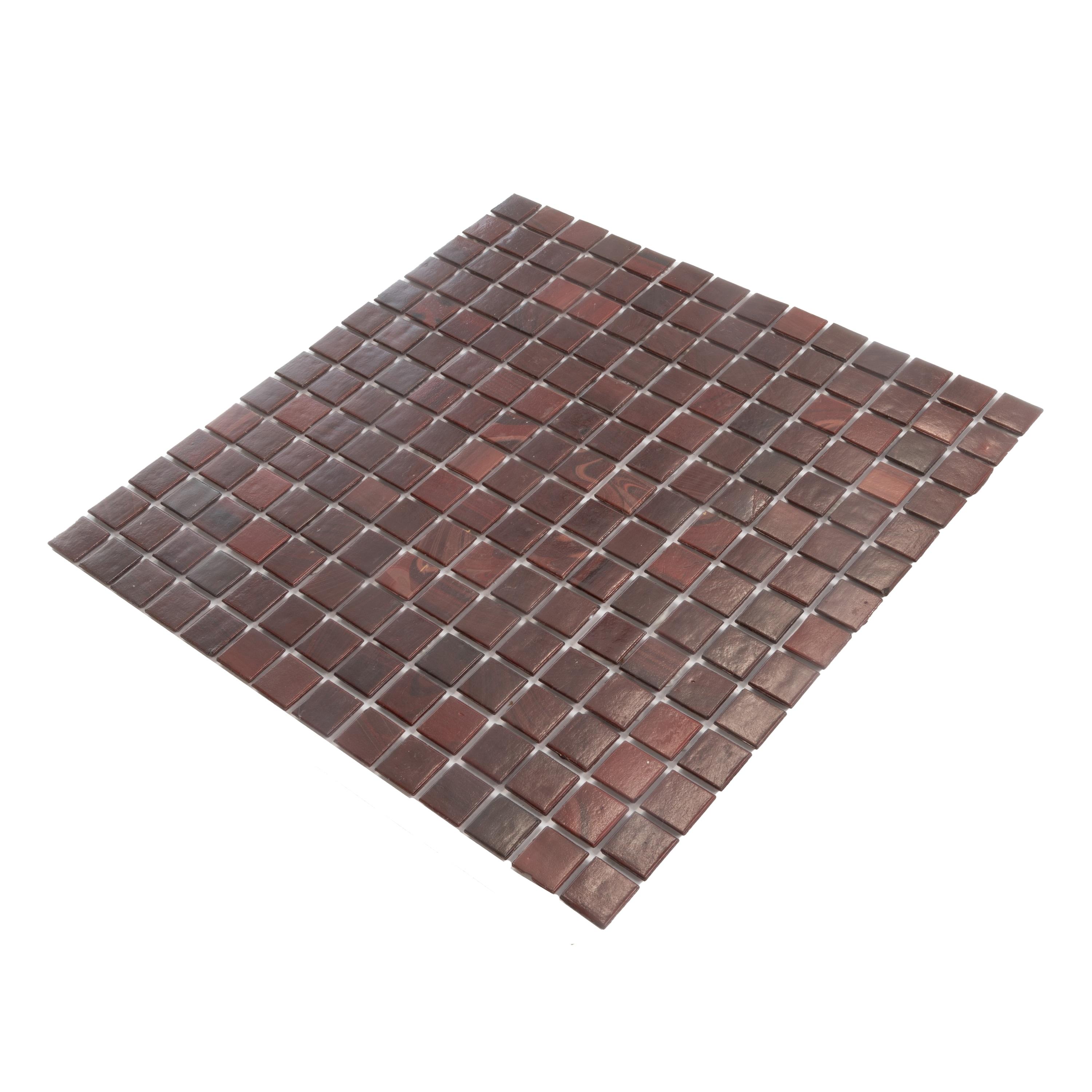 Dune 0.8" x 0.8" Glass Grid Mosaic Wall & Floor Tile