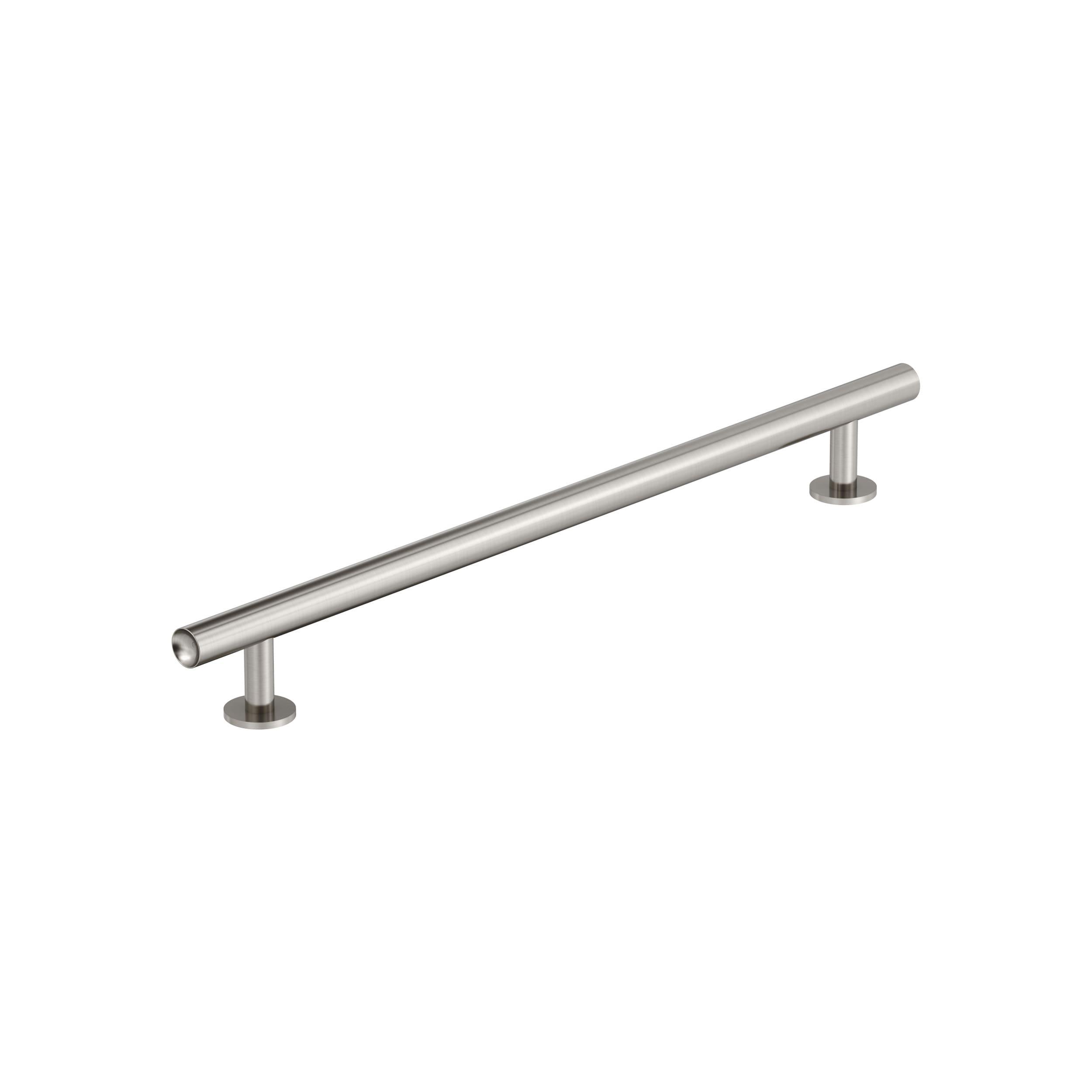 Amerock Radius 8-13/16 inch (224mm) Center-to-Center Satin Nickel Cabinet Pull