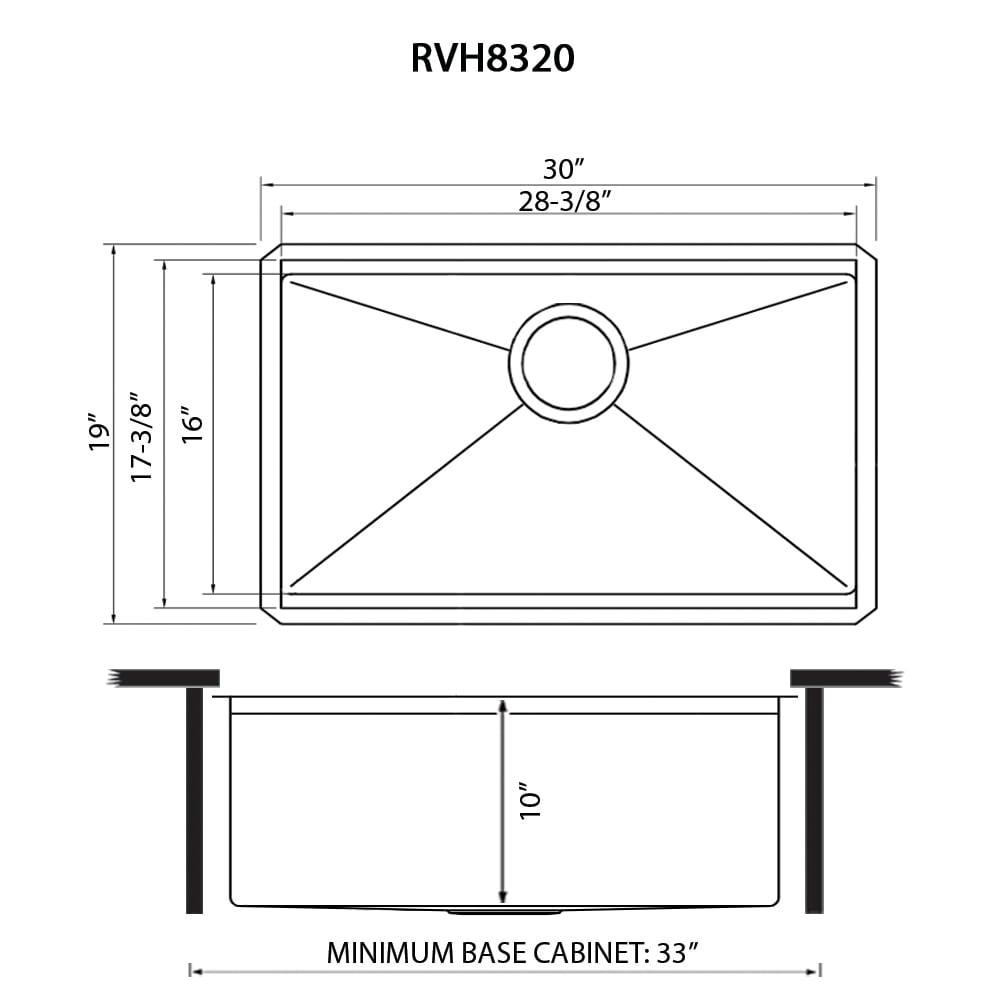 Ruvati Workstation Rounded Corners Undermount Ledge Kitchen Sink with Accessories