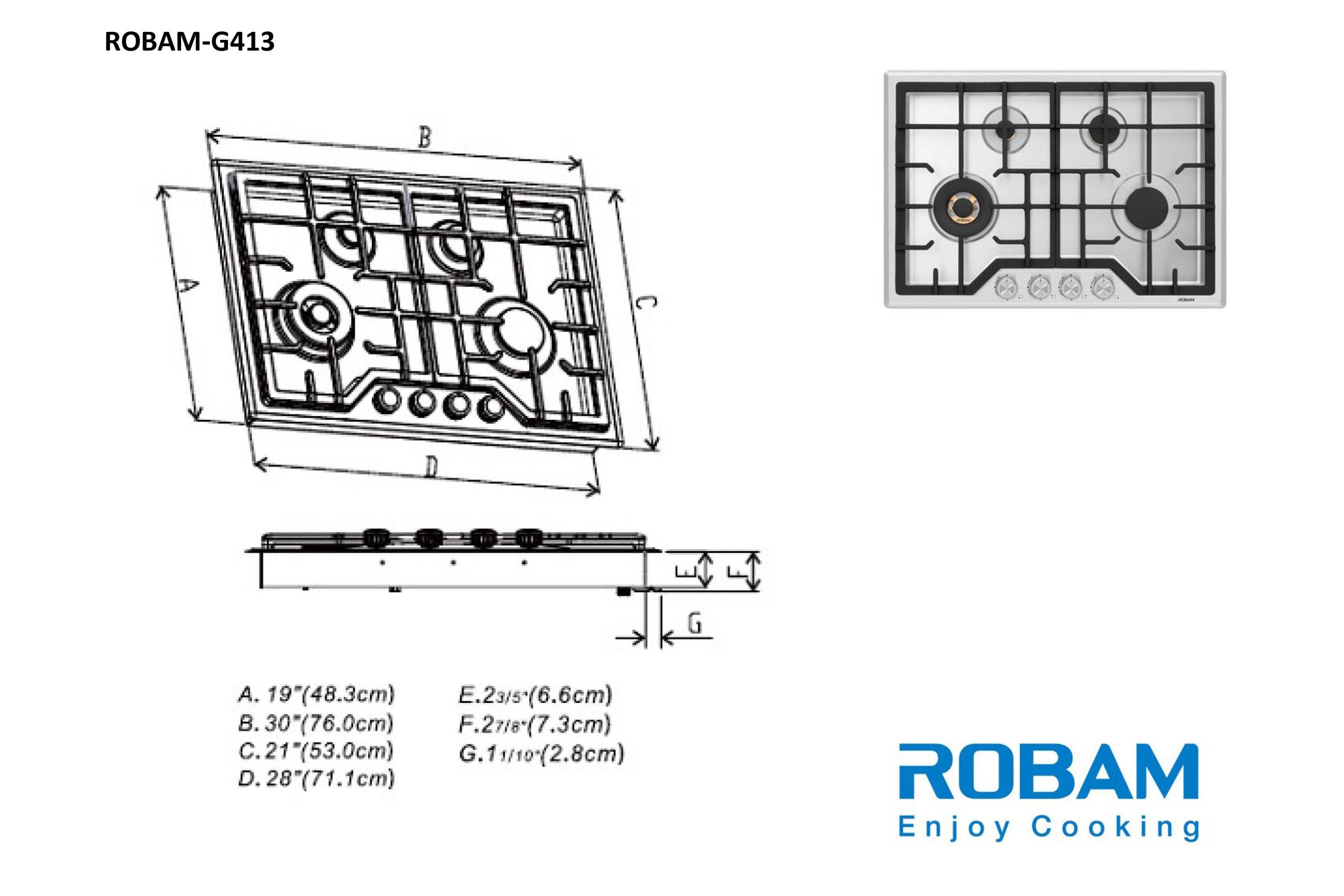 ROBAM ROBAM-G413  Appliance