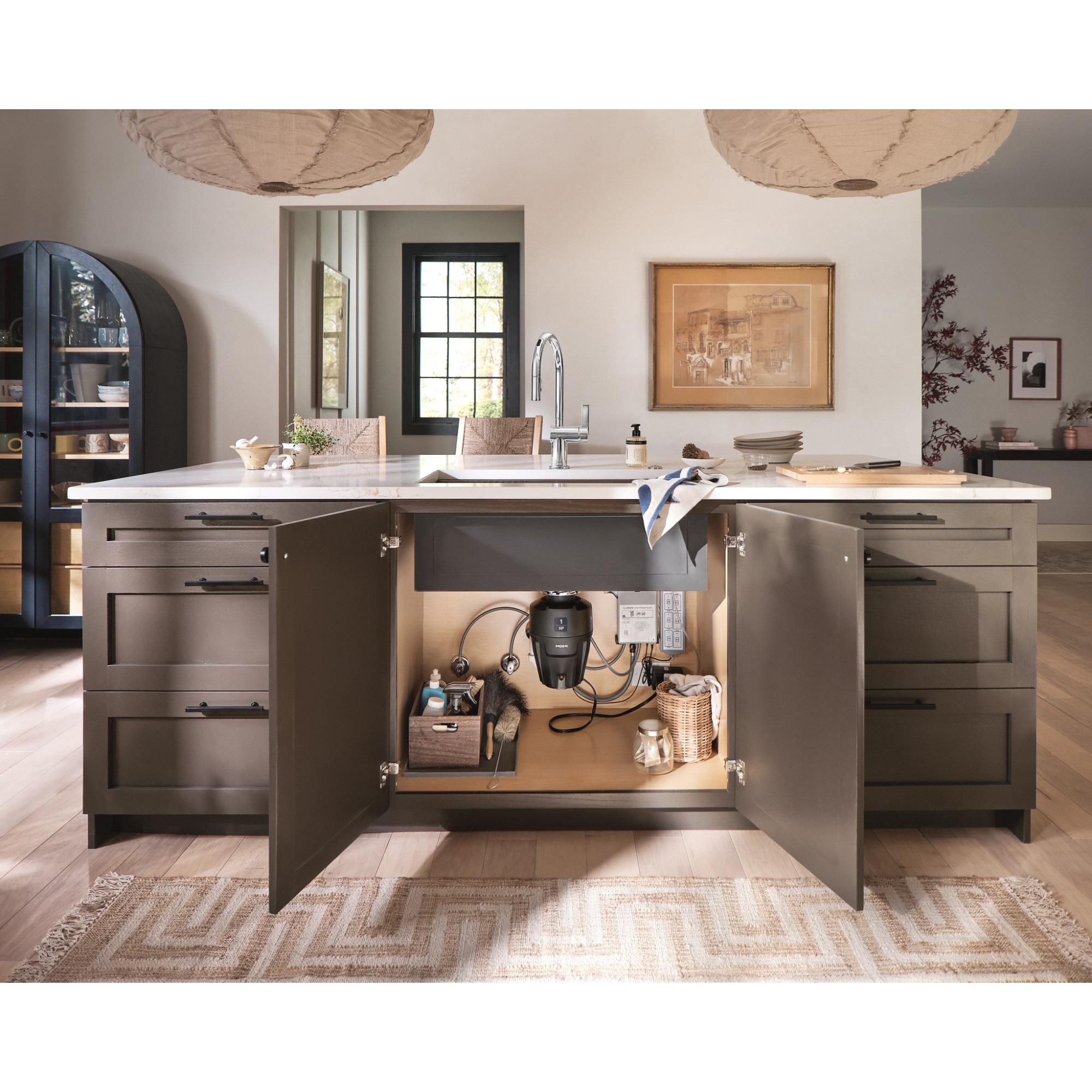 Chef Series EX100C 1HP Garbage Disposal with 360 Clean Rinse