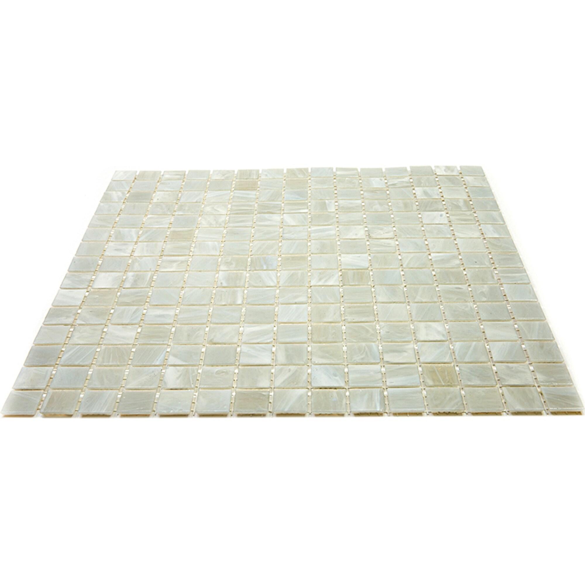 Celestial 0.8" x 0.8" Glass Grid Mosaic Wall & Floor Tile