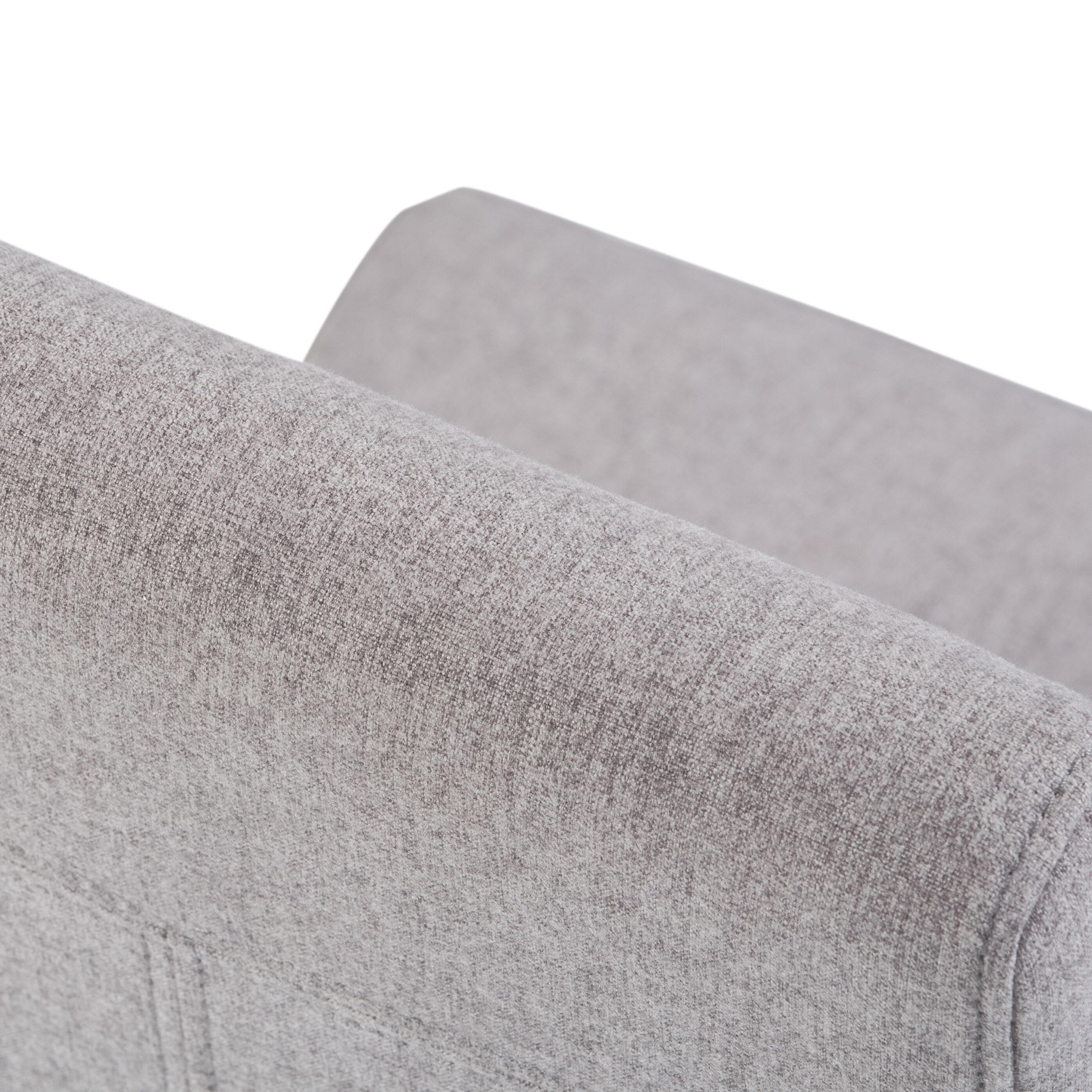 Simpli Home Acadian 17.99'' H Linen Look Polyester Upholstered Parsons Chair (Set of 2)