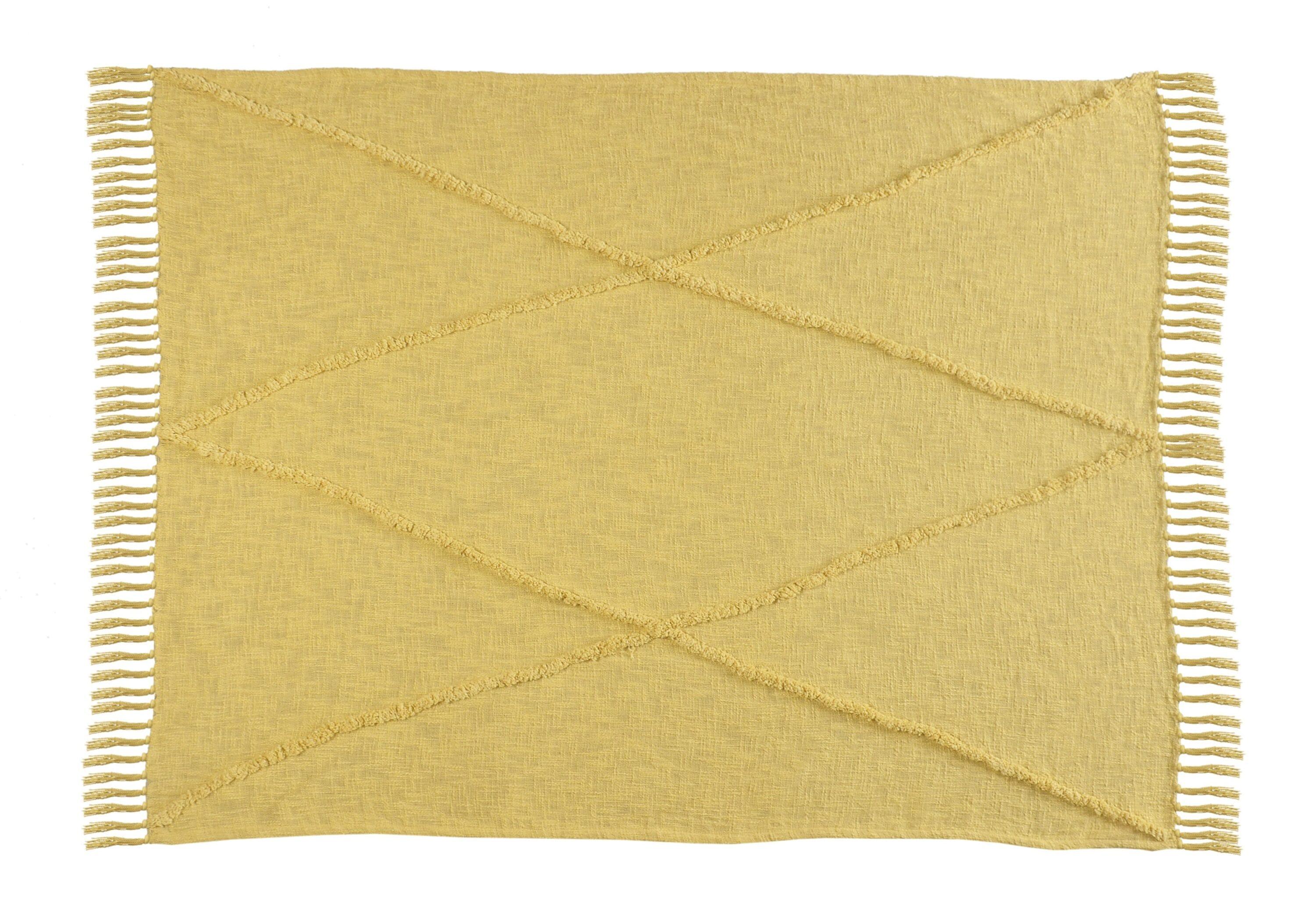 Evette Rios Terracotta Fringed Handmade Woven Throw Blanket & Reviews | Wayfair