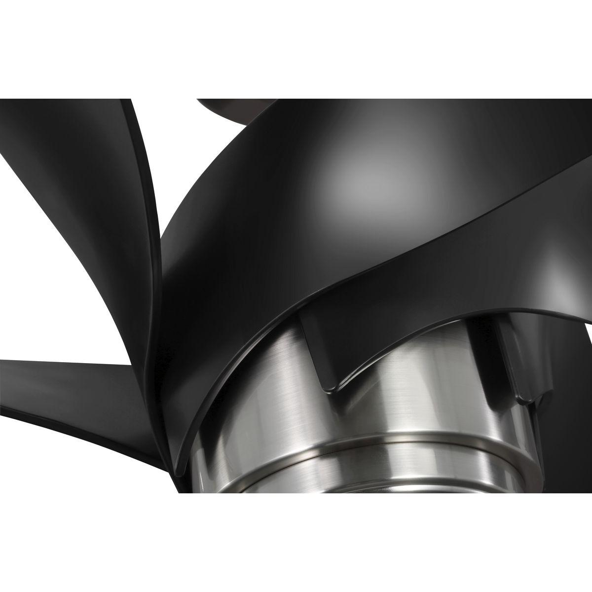 P250108-009-30-Progress Lighting-Insigna - 6 Blade Ceiling Fan with Light Kit In Contemporary Style-14.75 Inches Tall and 72 Inches Wide-Brushed