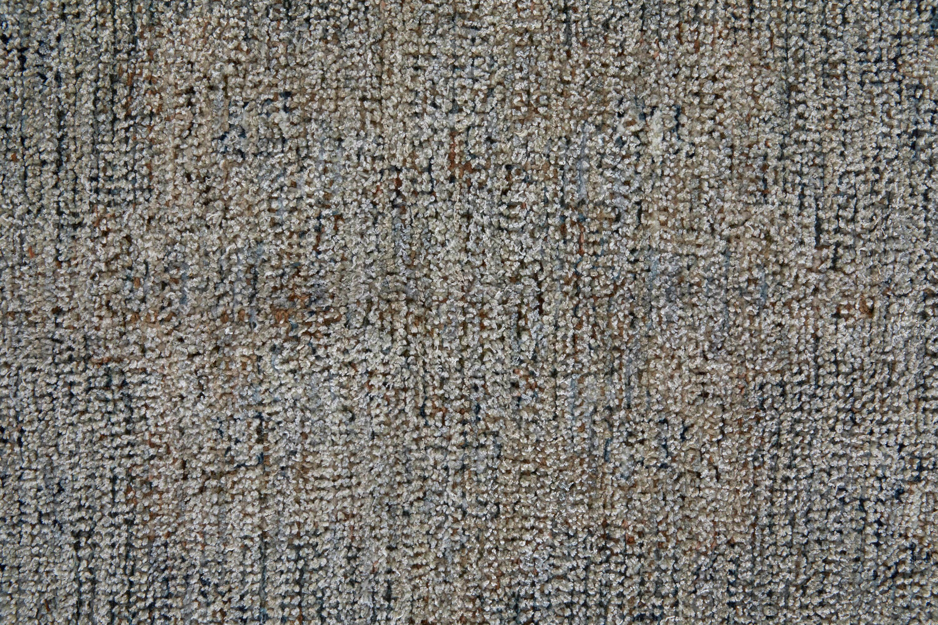 Caldwell Transitional Distressed Gray/Blue/Taupe Area Rug