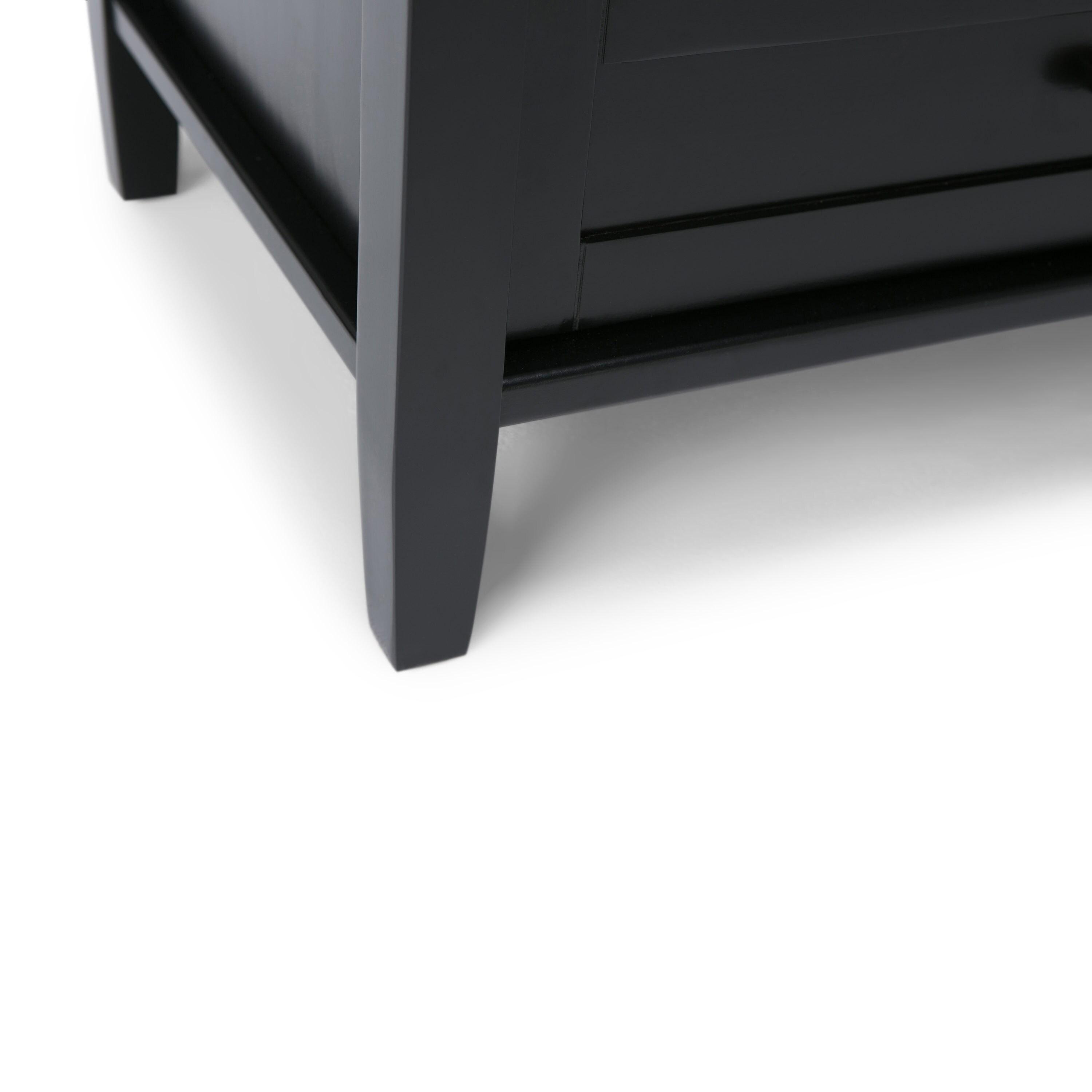 Simpli Home Warm Shaker 47"W Solid Wood TV Stand for TVs up to 55" with 2 Storage Cabinets and 2 Drawers